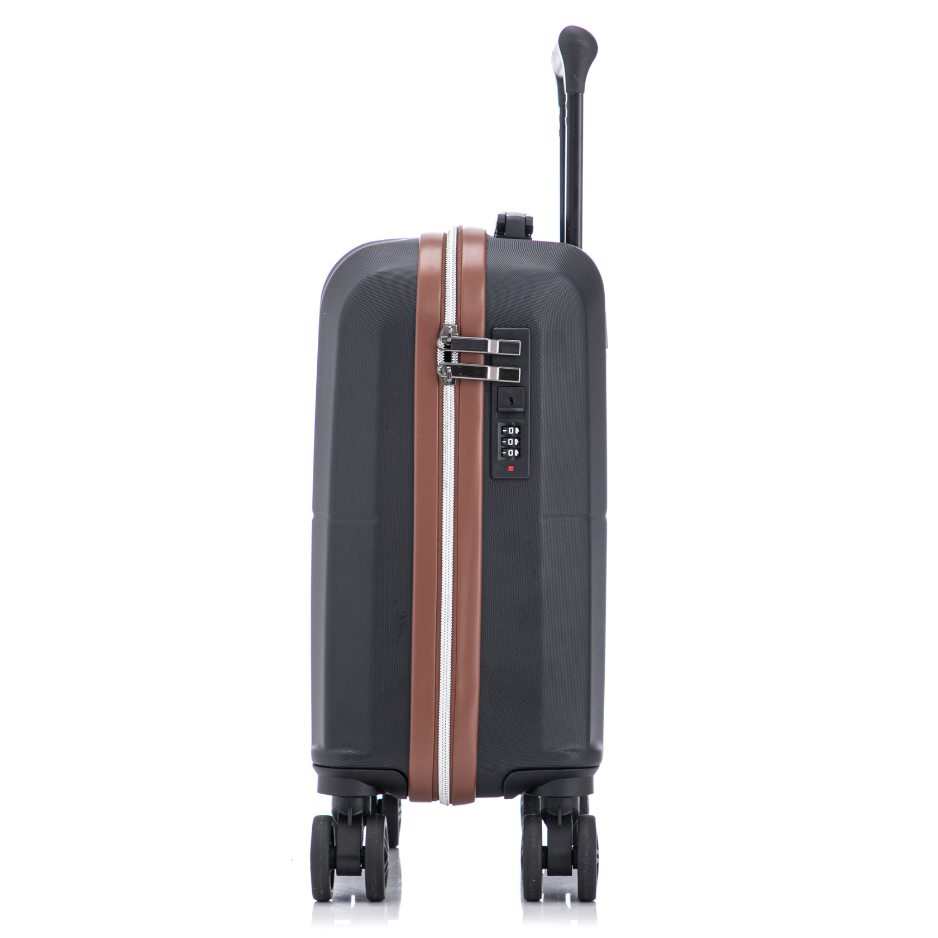 18” Carry-On Luggage Easyjet | Cabin Suitcase | Midnight Blue | ABS