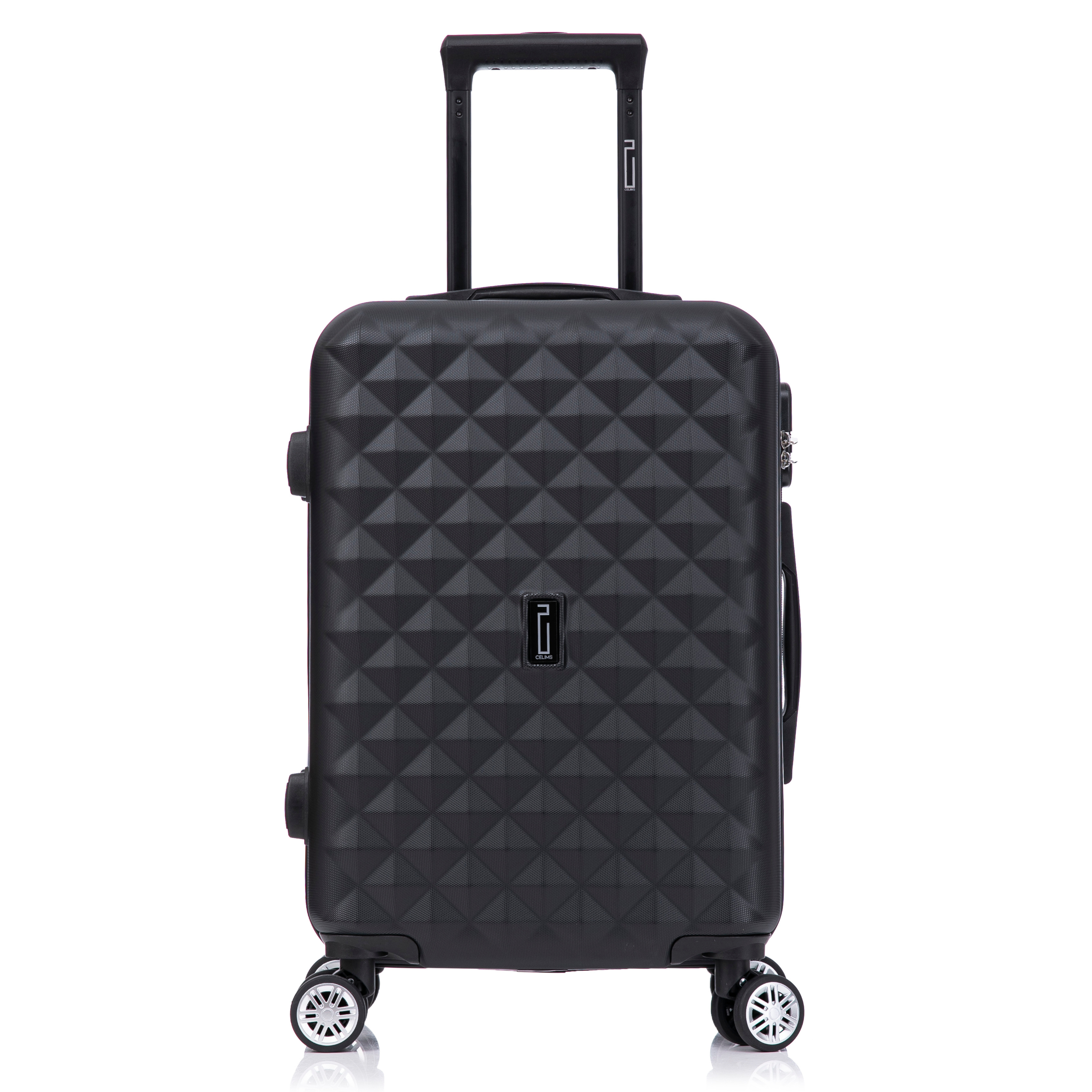 6-Piece Urban Luggage Set | Cabin Suitcase | Medium Suitcase | Large Suitcase | 2x Vanity Cases – Black