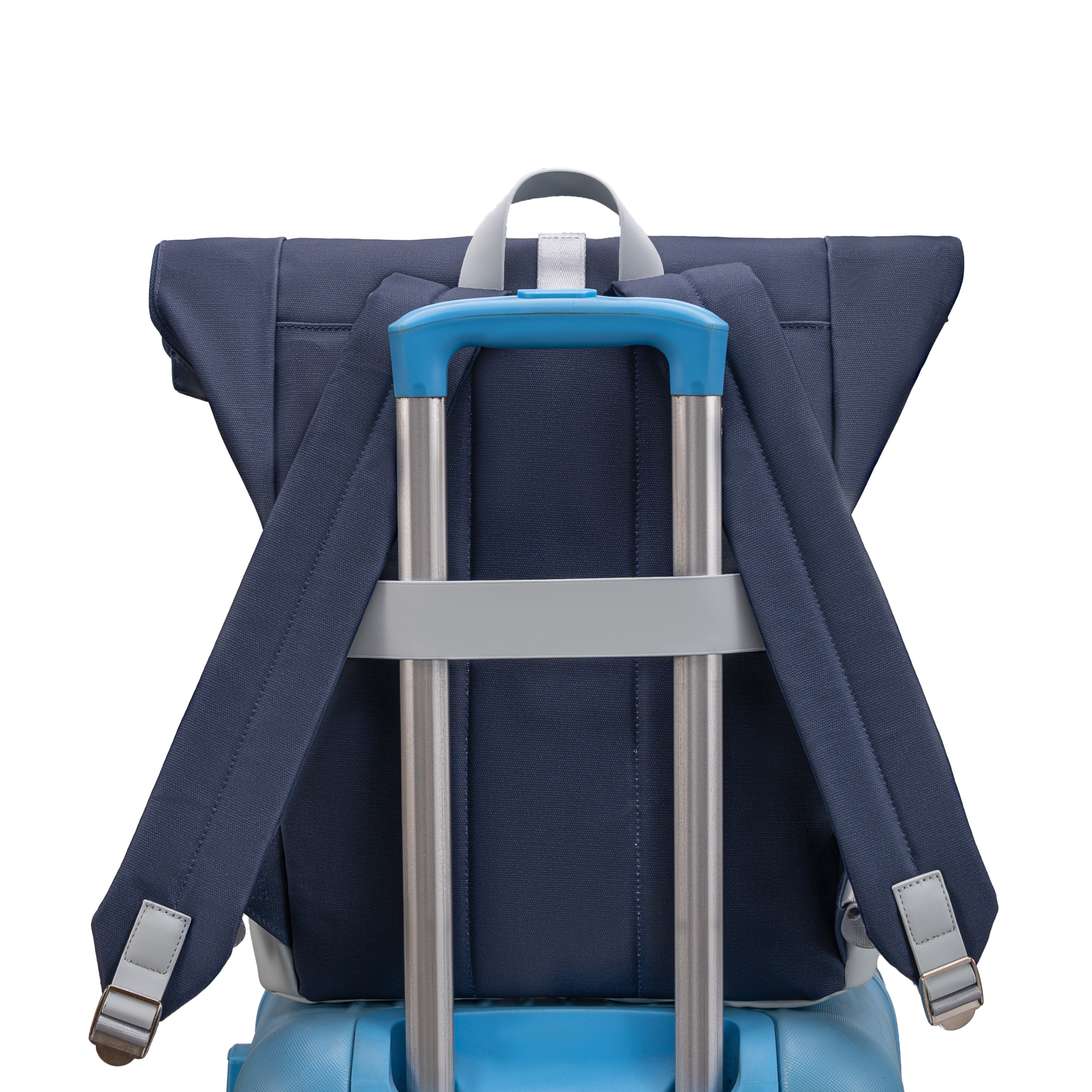 Pack Sac à dos Roll-Top CELIMS + Gourde Filtrante (Filtre Charbon) – Bagage à Main 45×36×20 cm