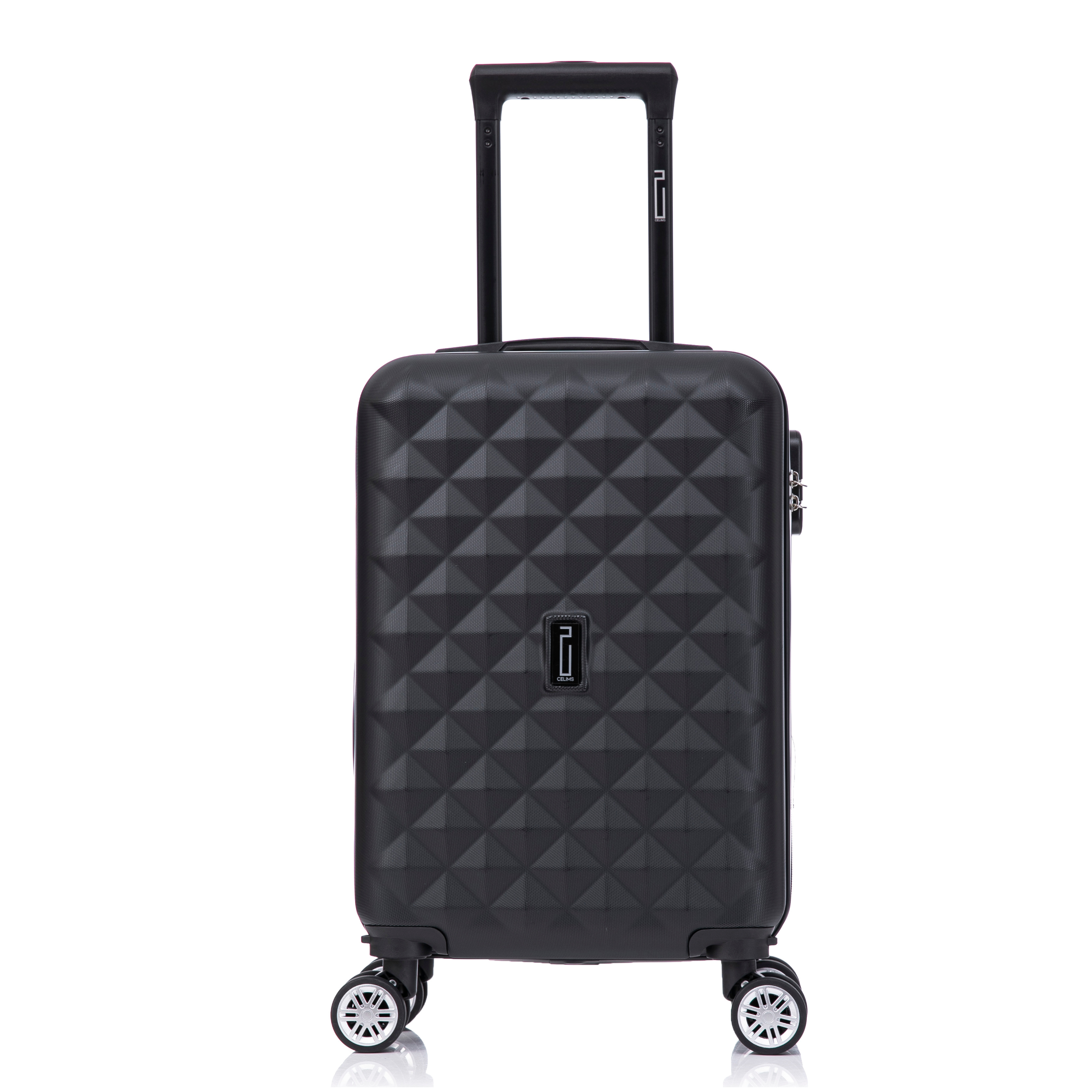 6-Piece Urban Luggage Set | Cabin Suitcase | Medium Suitcase | Large Suitcase | 2x Vanity Cases – Black