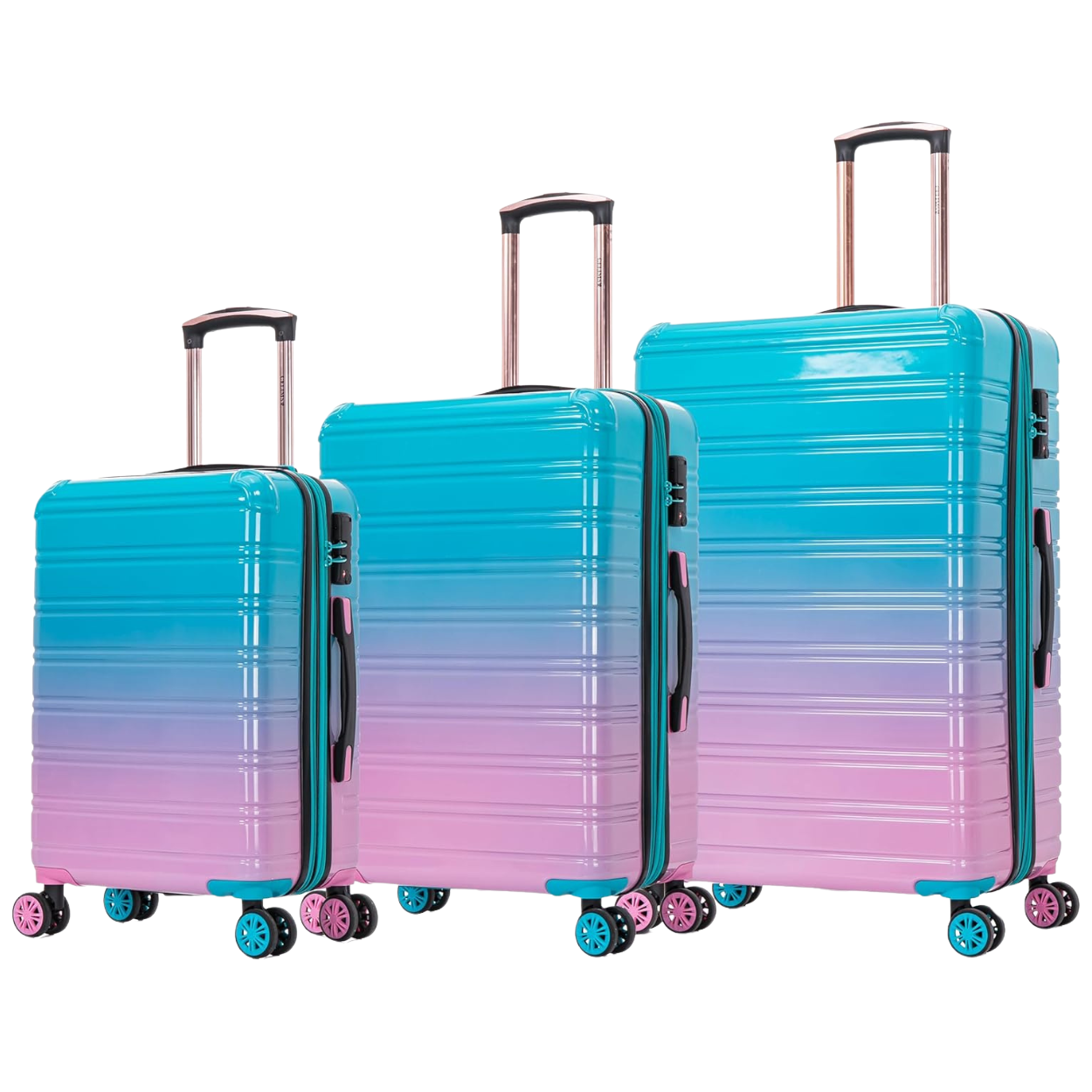Set Valise 3 pièces Polycarbonate | Valise Cabine | Valise Moyenne | Valise Grande