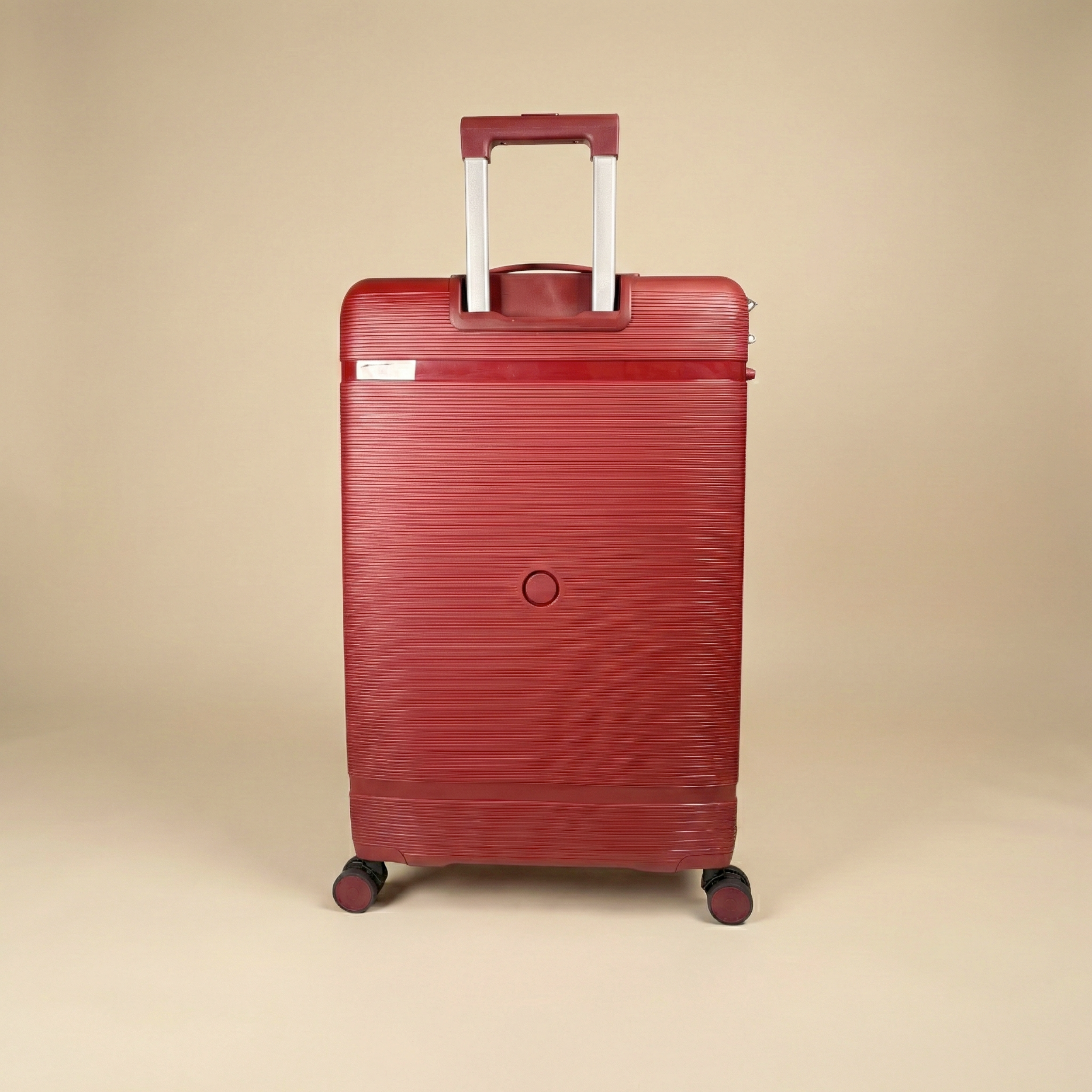 Set 3 Valises – Polypropylène (XL-75cm) (L-65cm) (S-55cm) – Rouge