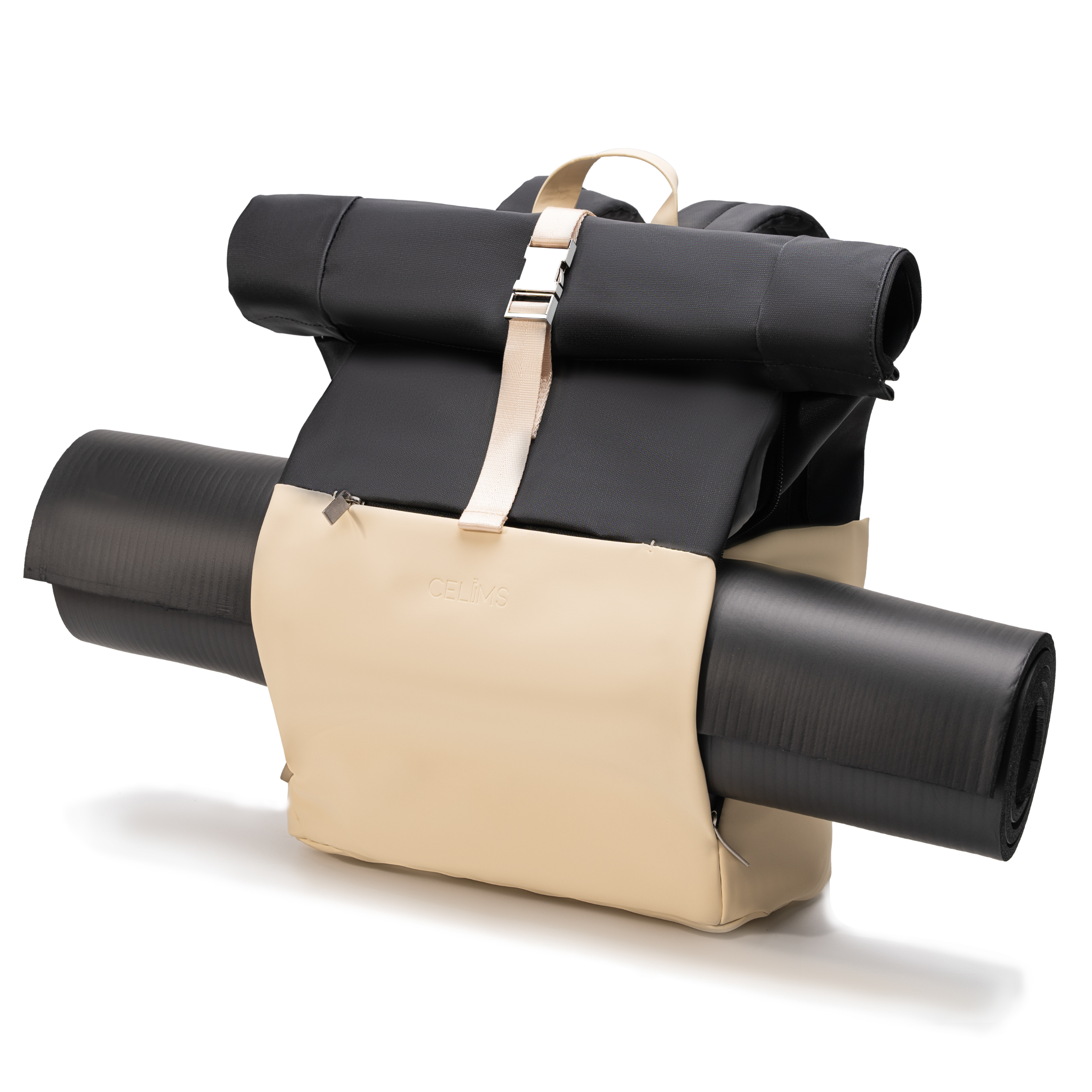 Sac à dos Roll-Top CELIMS - Bagage à Main 45x36x20cm - Imperméable & Ultra-Résitant