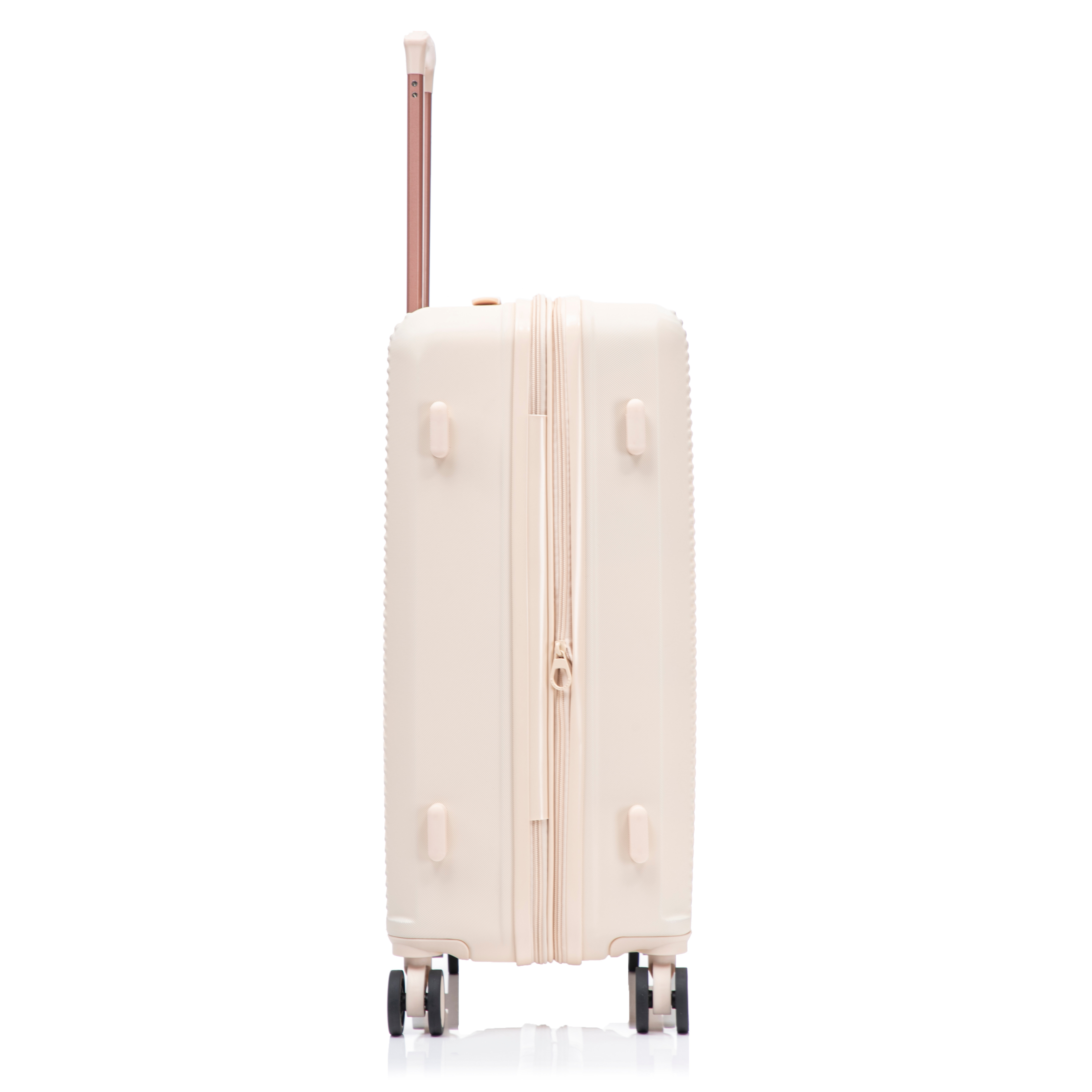 Valise Cabine 55 cm ABS – Linea Premium - Extensible & Serrure TSA