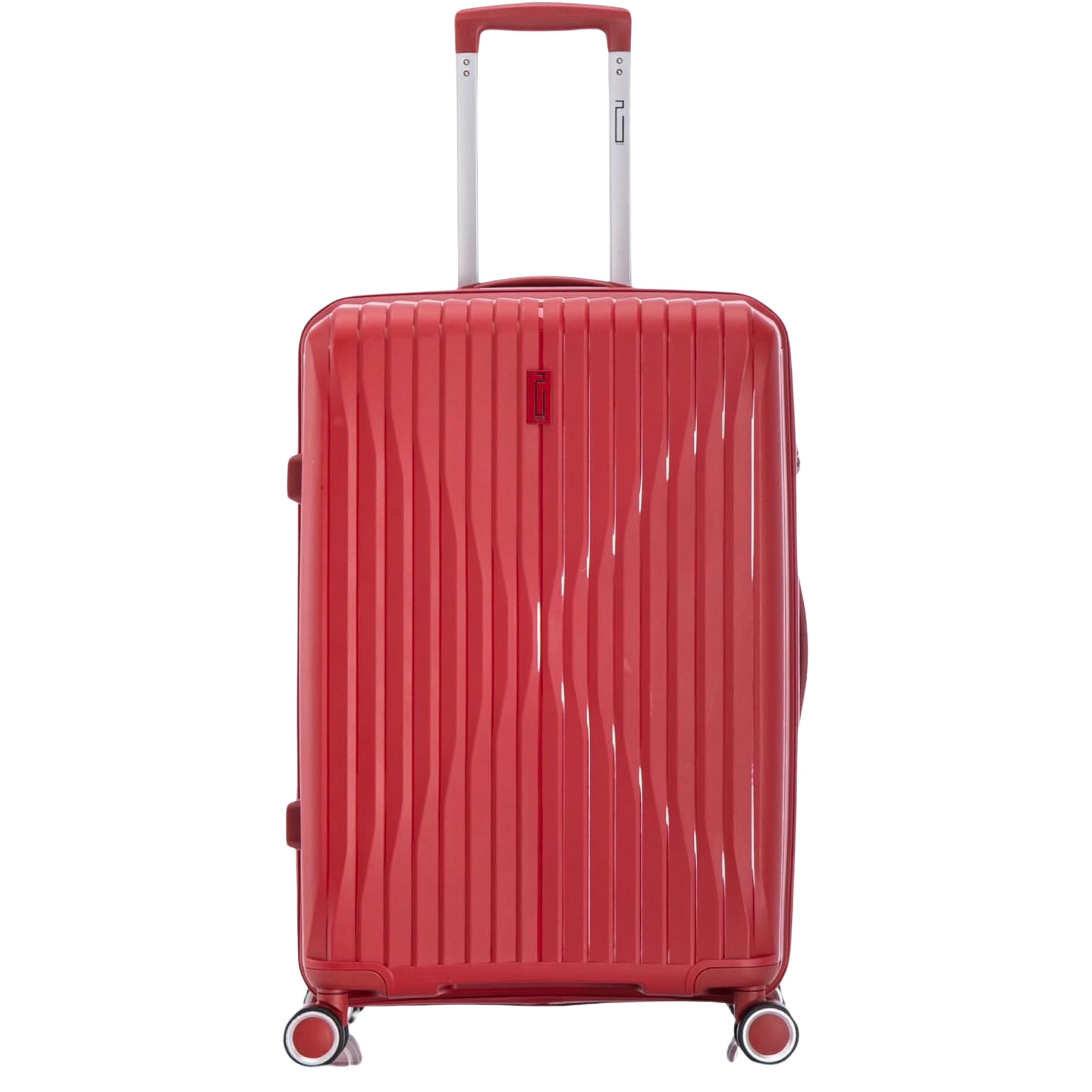 25” Medium Polypropylene Suitcase | 20 kg Suitcase | Red