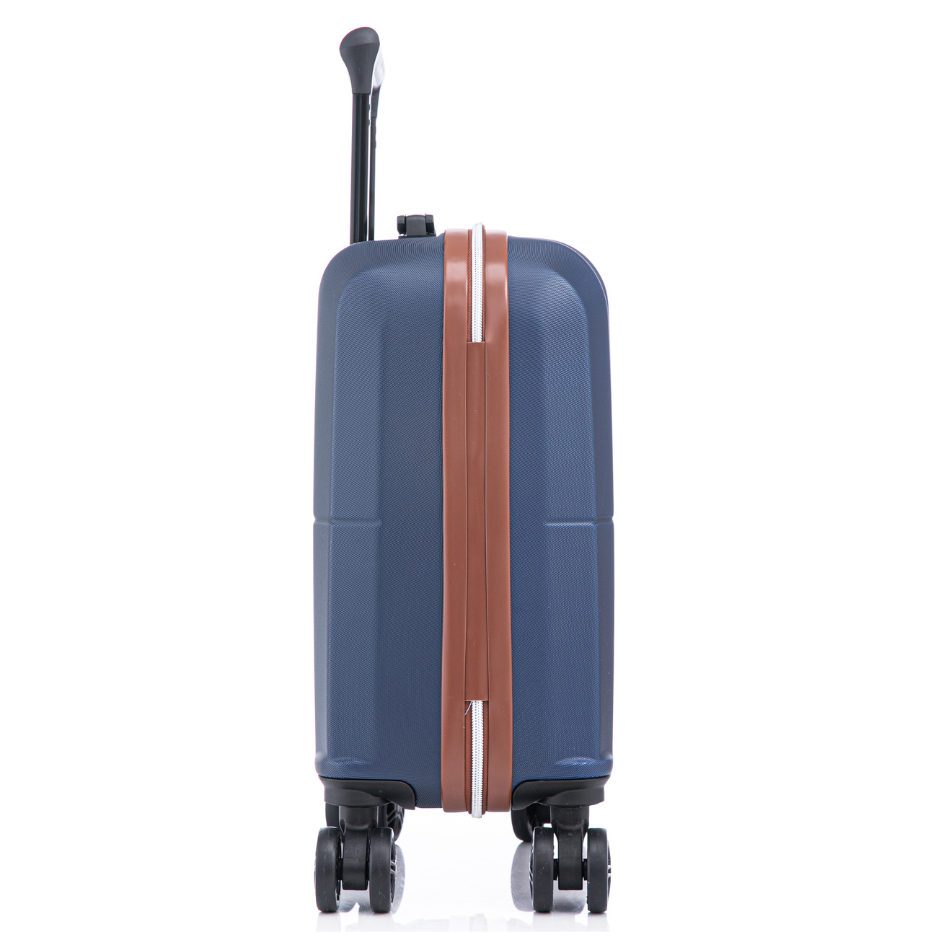 18” Carry-On Luggage Easyjet | Cabin Suitcase | Midnight Blue | ABS
