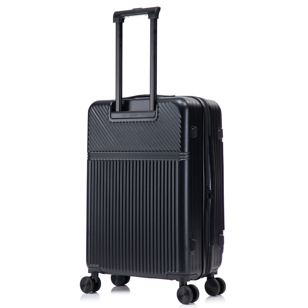 Set de 3 Valises ABS – Front Opening - Extensible & Serrure TSA (XL-75 cm / L-65 cm / S-56 cm)