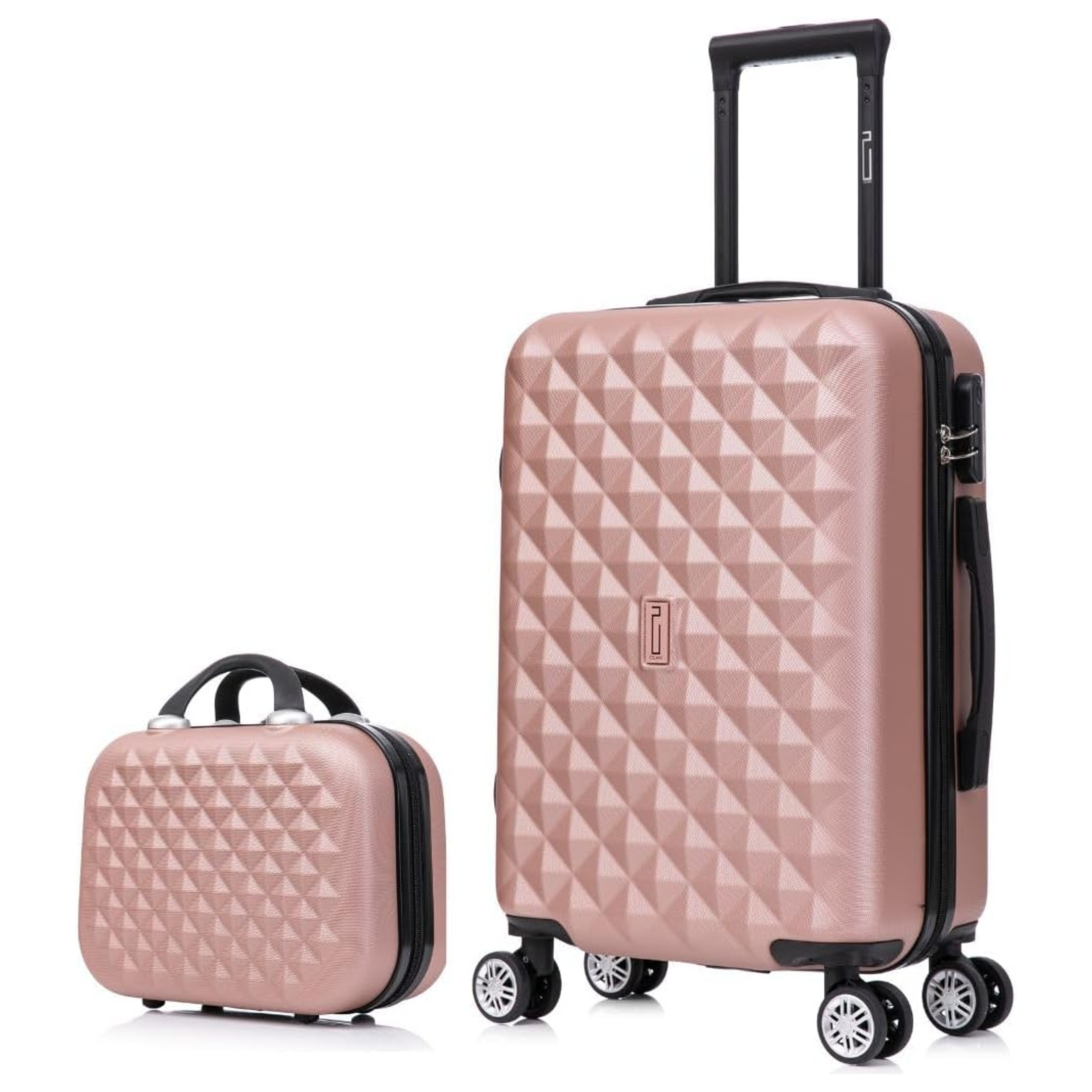 Valise Cabine avec Vanity Urban | Bagage Cabine | 55x40x20 | Rose Gold