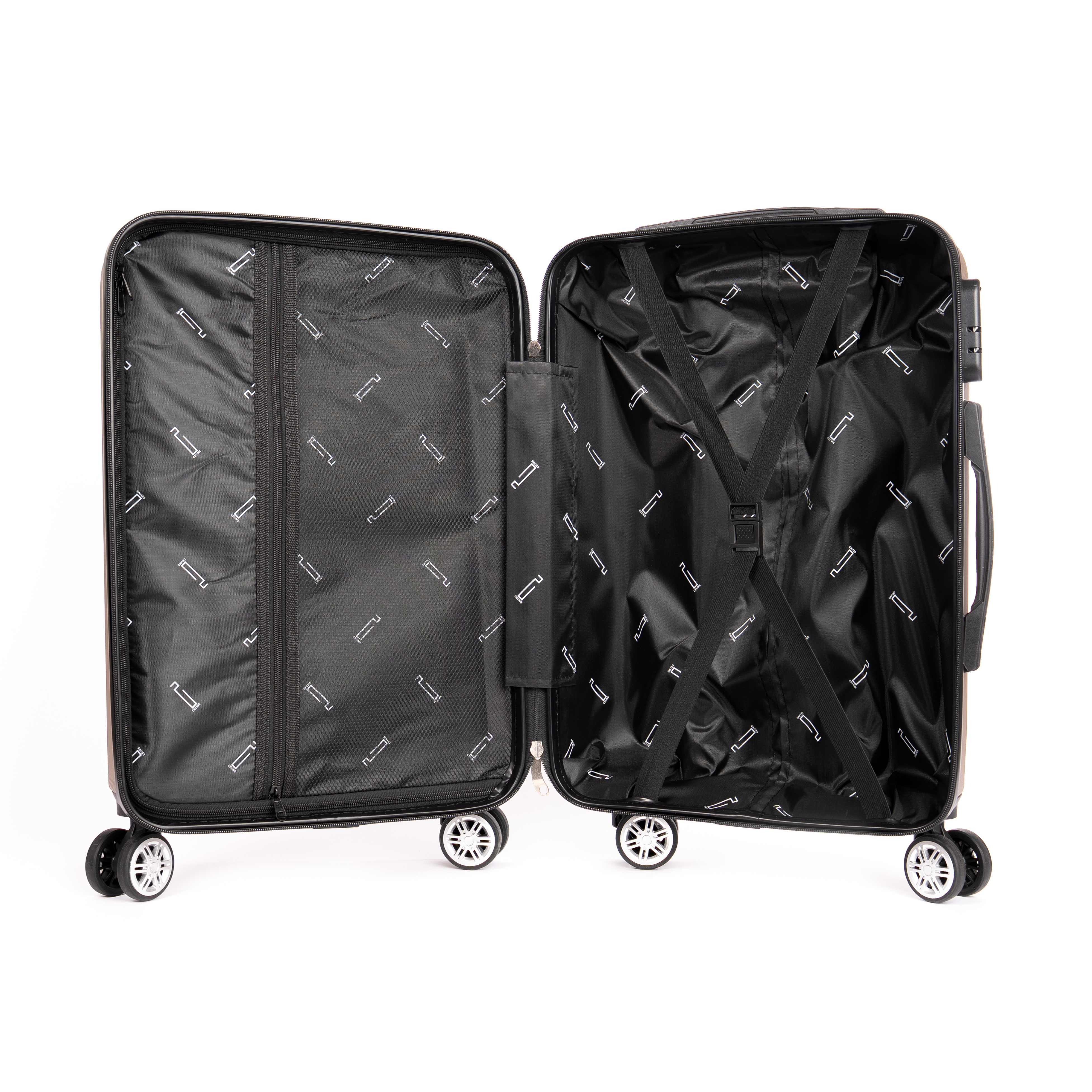 Set valises Week-End 4 pièces (cabine, moyenne, grande + vanity)
