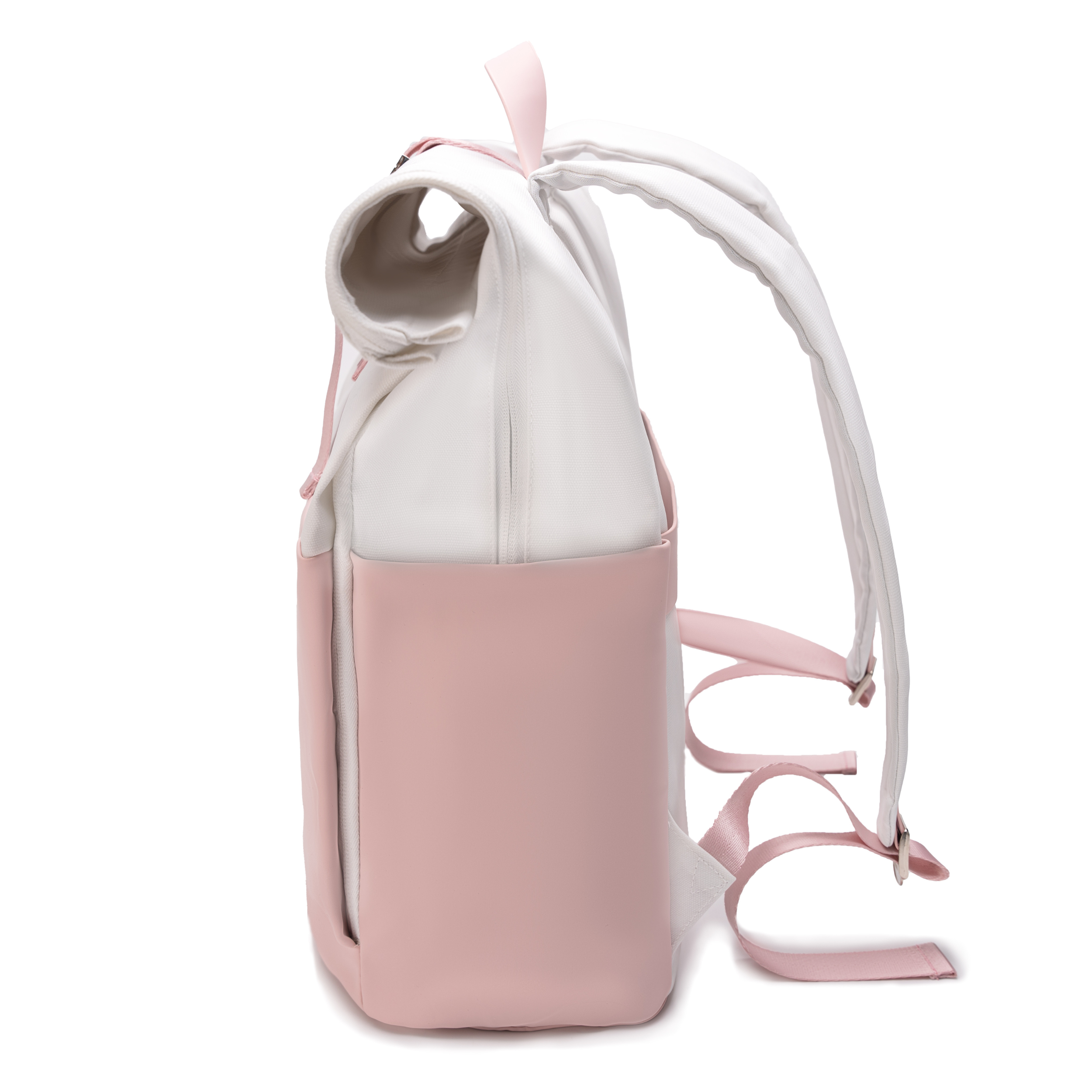 Sac à dos Roll-Top CELIMS - Bagage à Main 40x30x20cm - Imperméable & Ultra-Résitant - Rose