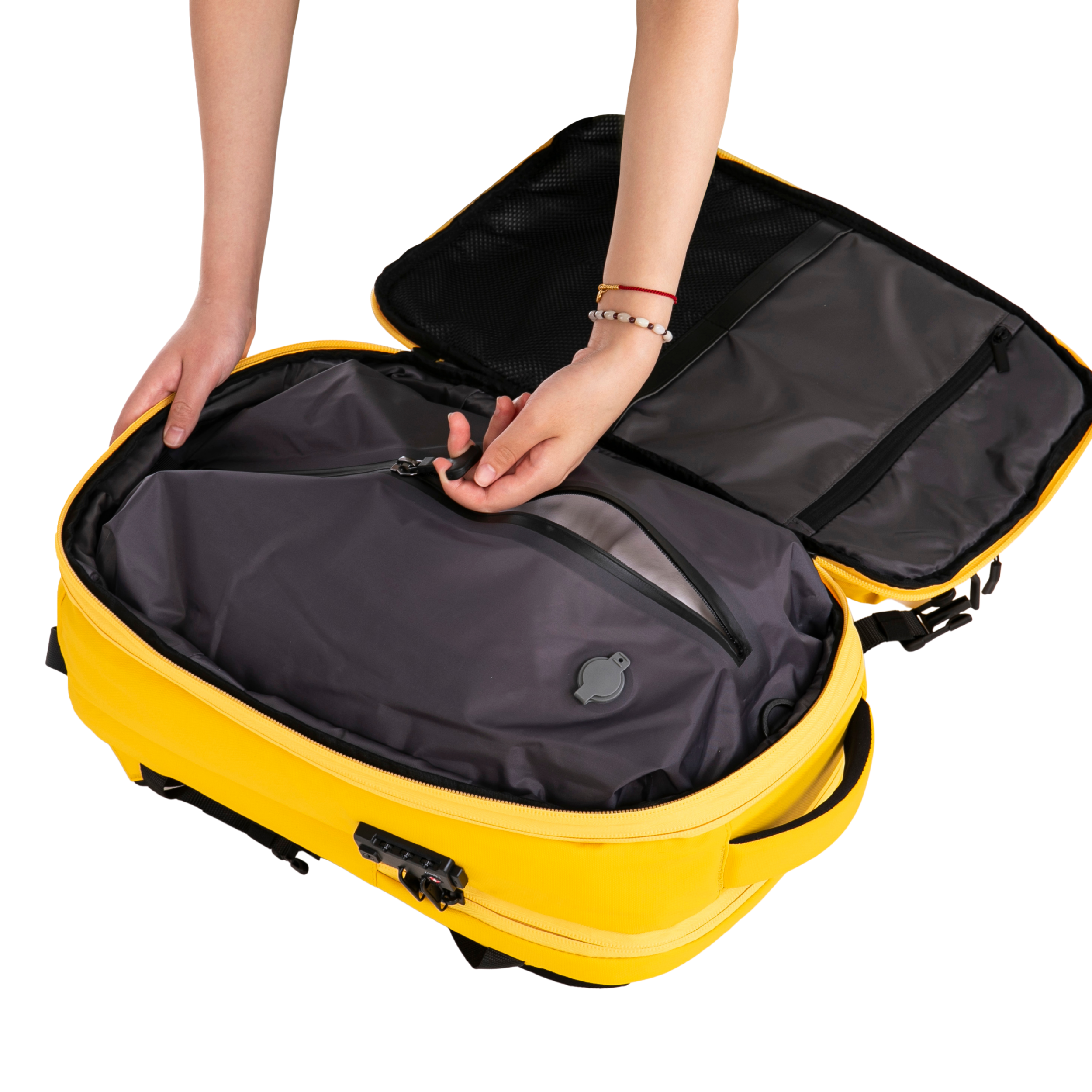 Sac à dos compressible V2 – Avec ou sans pompe, sac de compression inclus