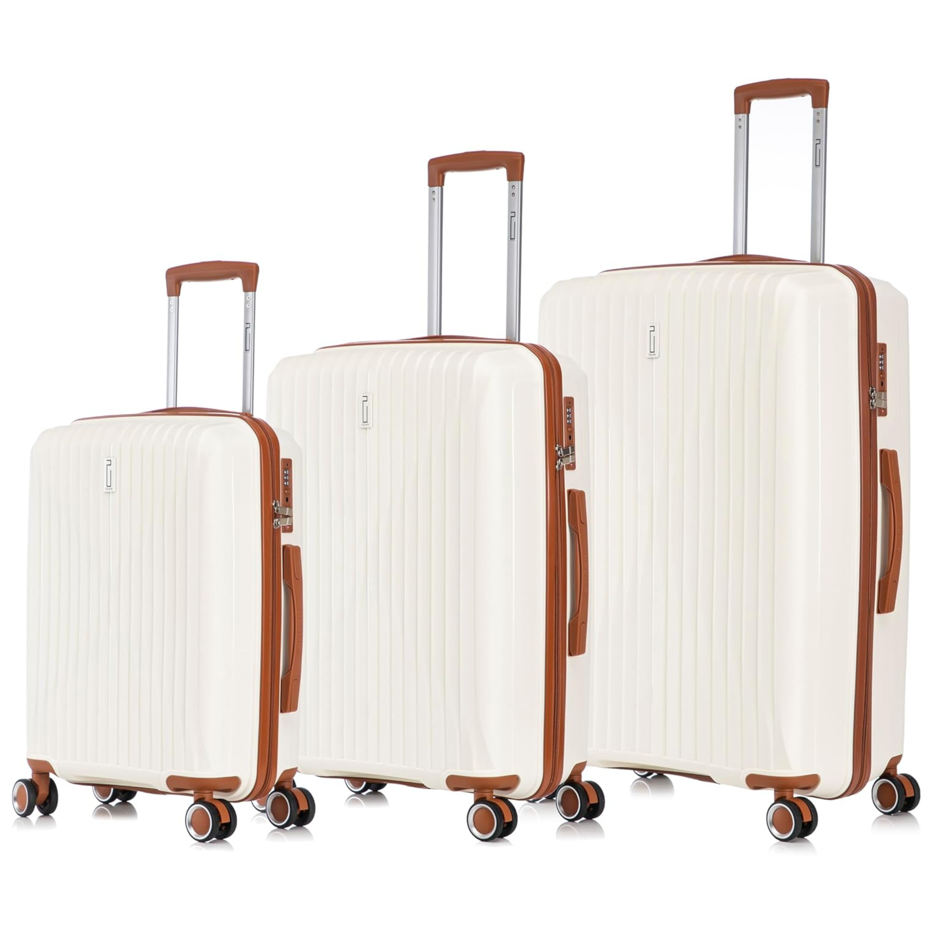 SET - Set 3 Valises - Polypropylène (XL-75cm) (L-65cm) (S-55cm)