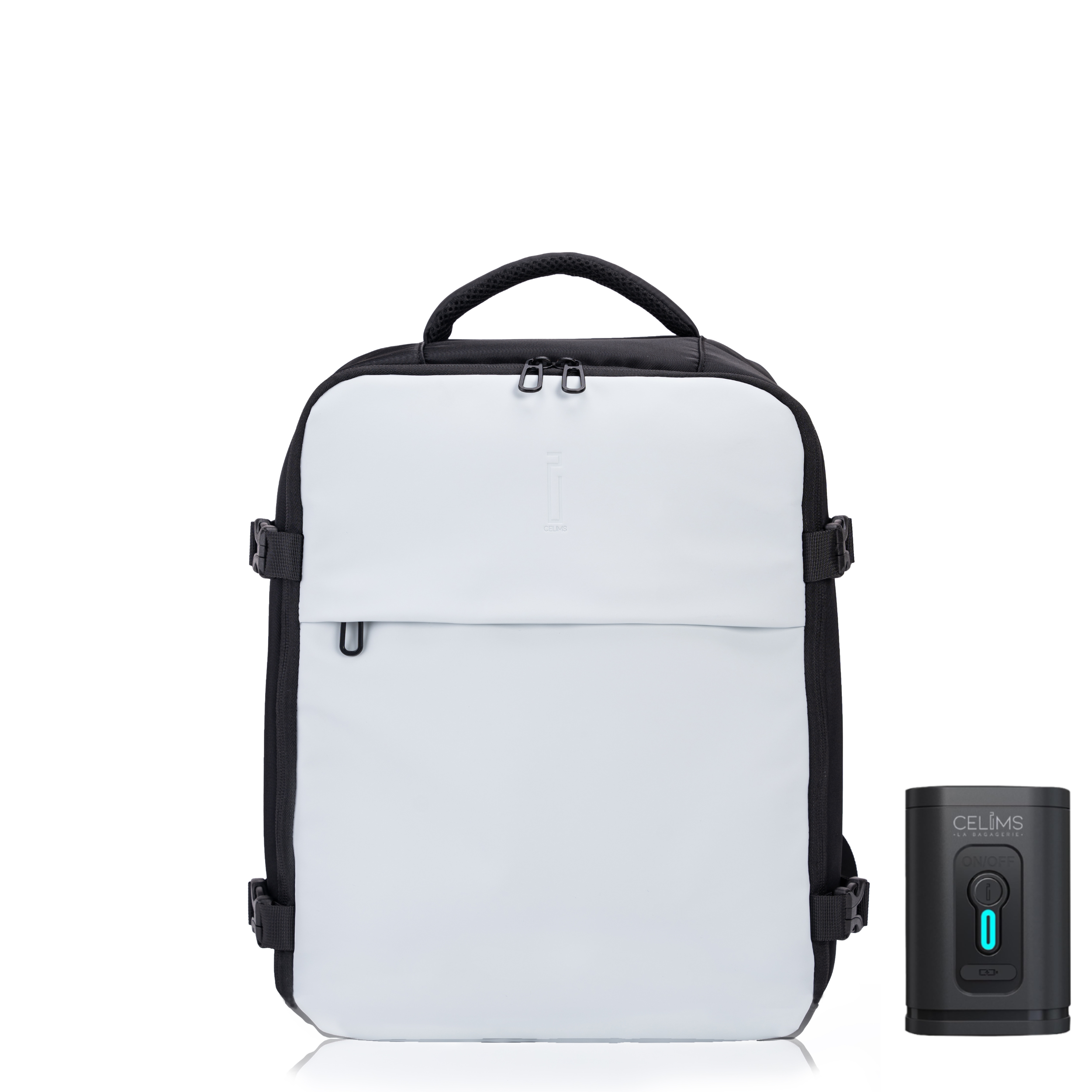 Sac à dos 40x30x20 CELIMS - Bagage à Main - Imperméable - Noir