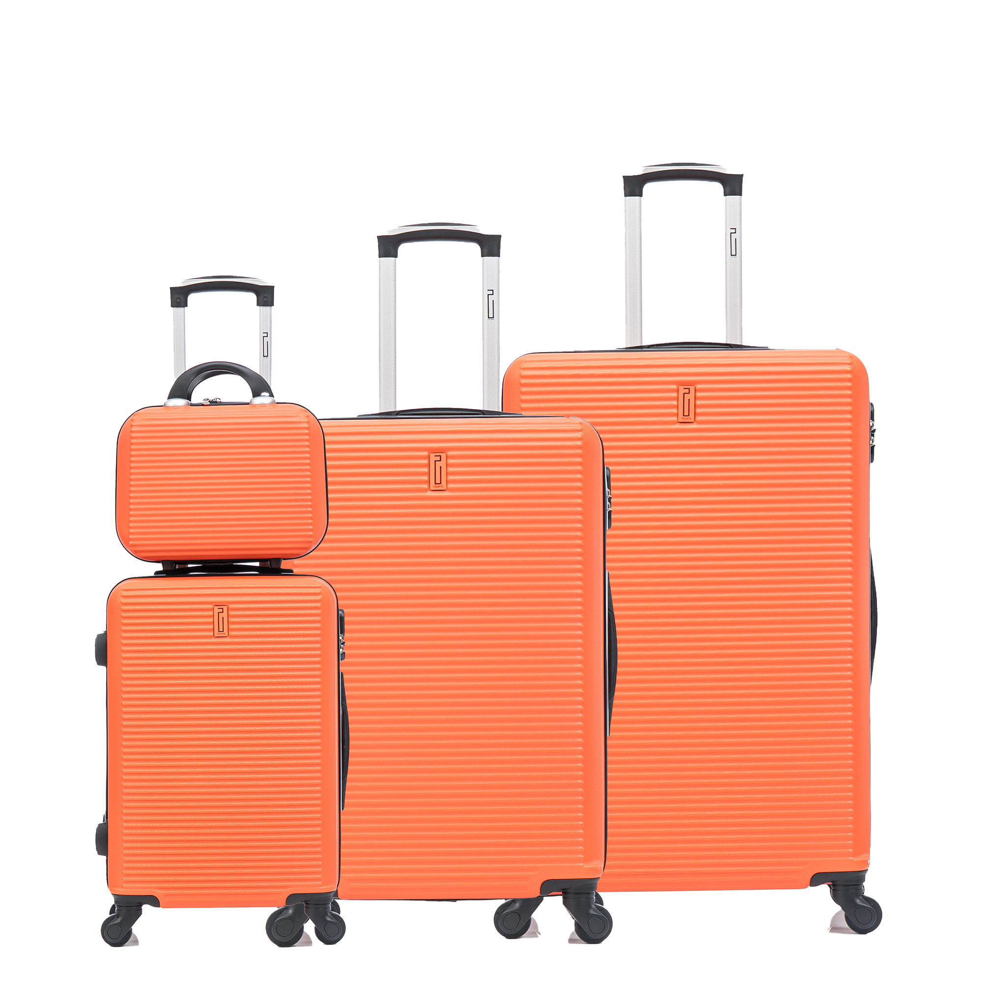 Set valises Week-End 4 pièces (cabine, moyenne, grande + vanity)