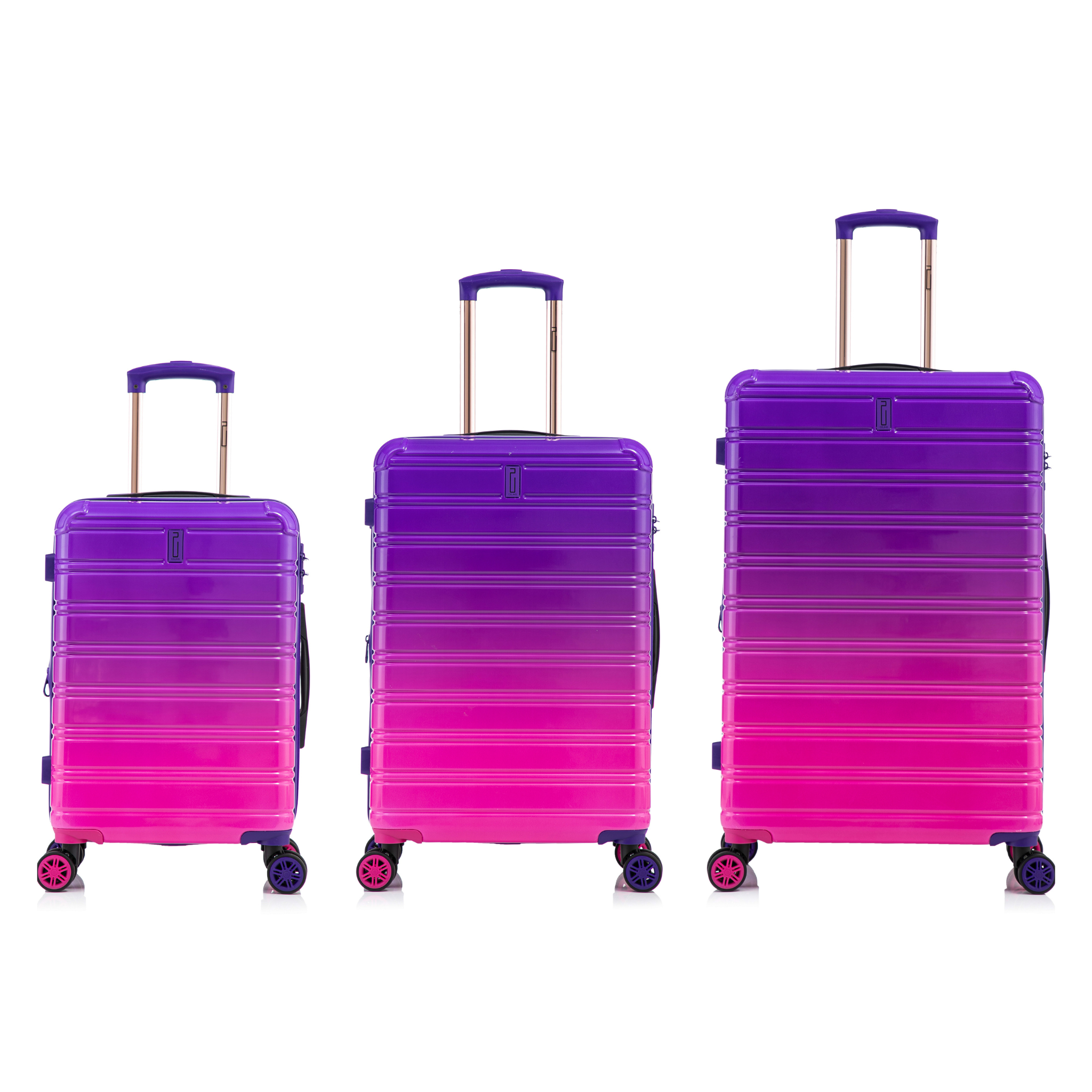 SET - Set 3 Valises - Polycarbonate (XL-75cm) (L-65cm) (S-55cm)