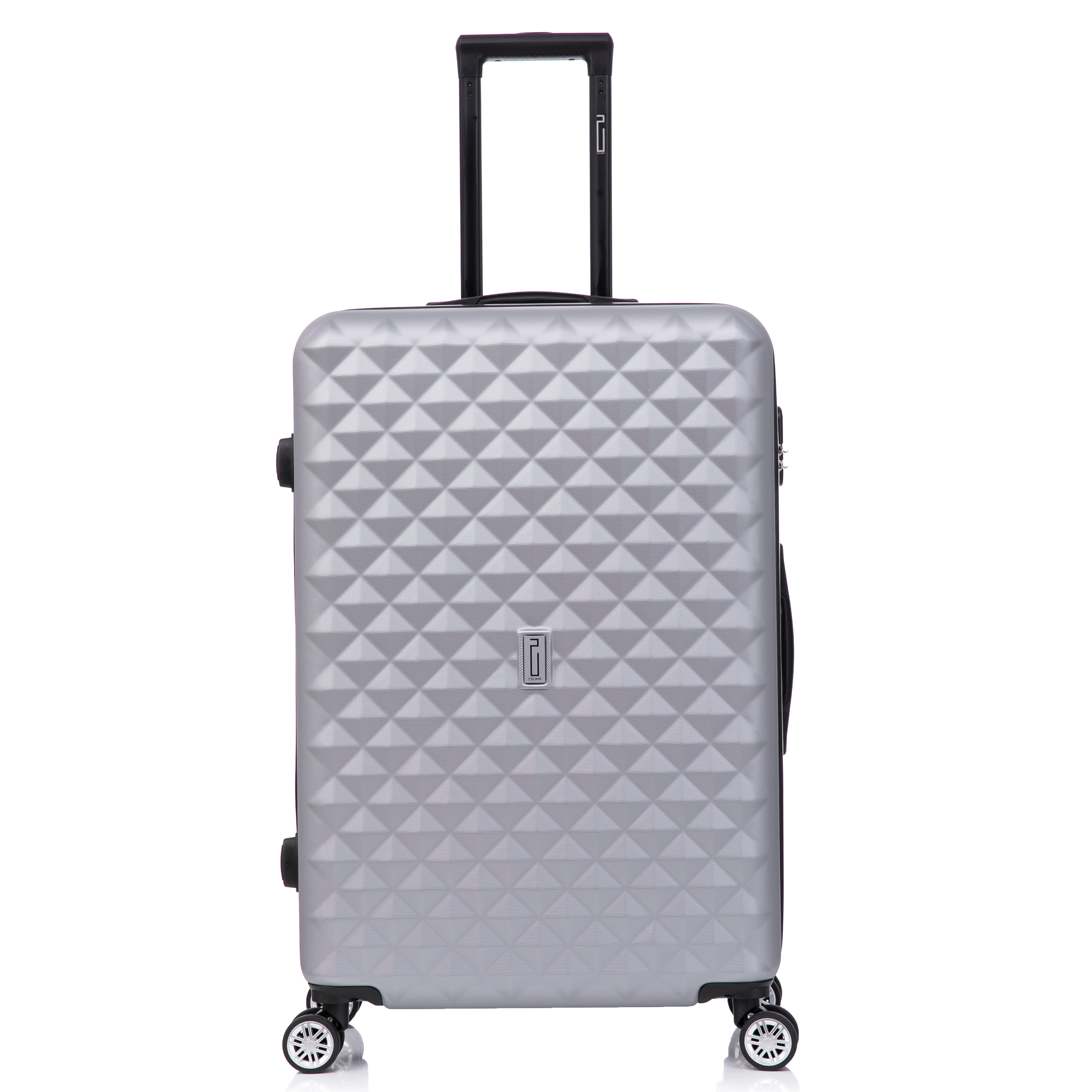 30” Large Suitcase Urban | Large Hard Shell Suitcase | Silver