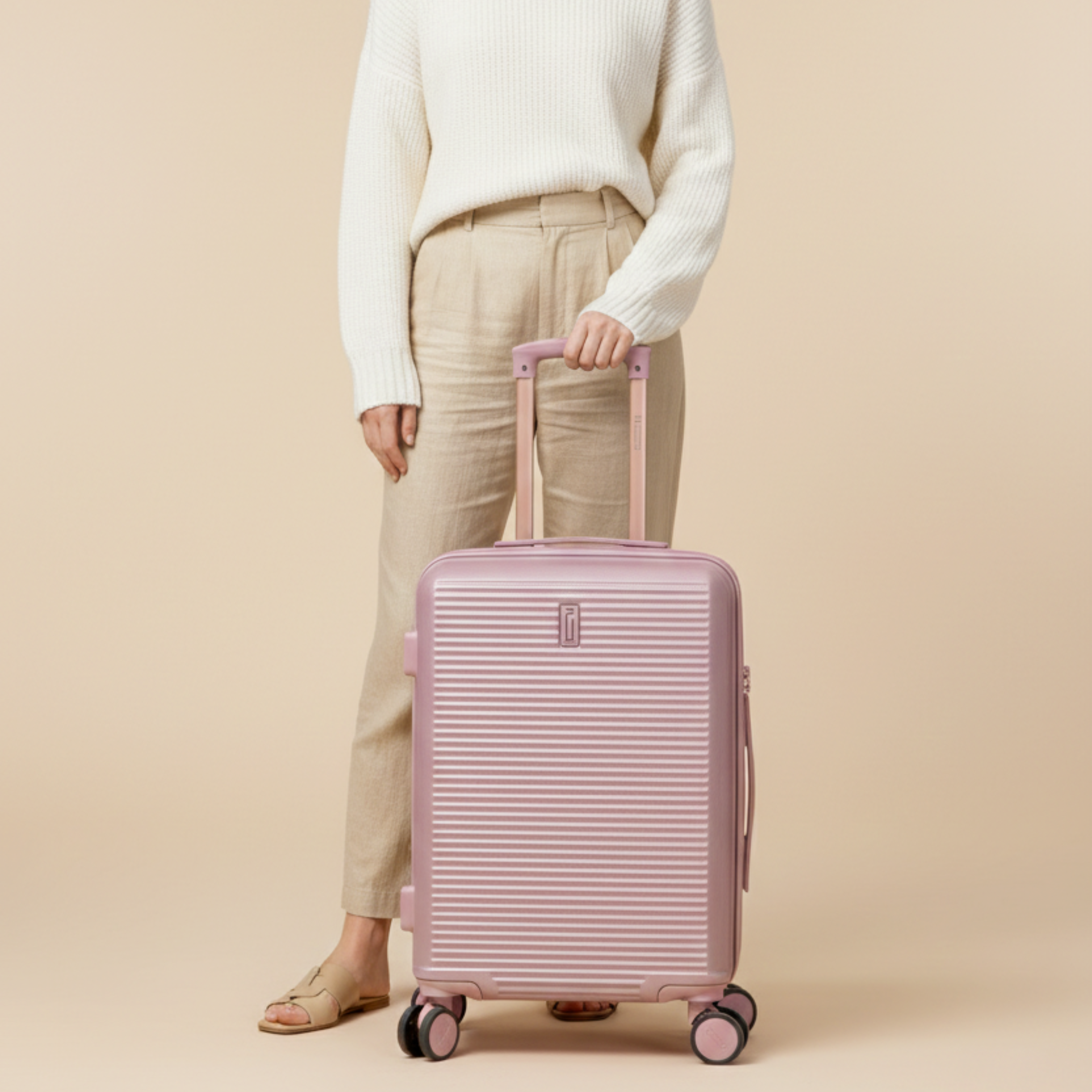 Valise Cabine 55 cm ABS – Linea Premium - Extensible & Serrure TSA