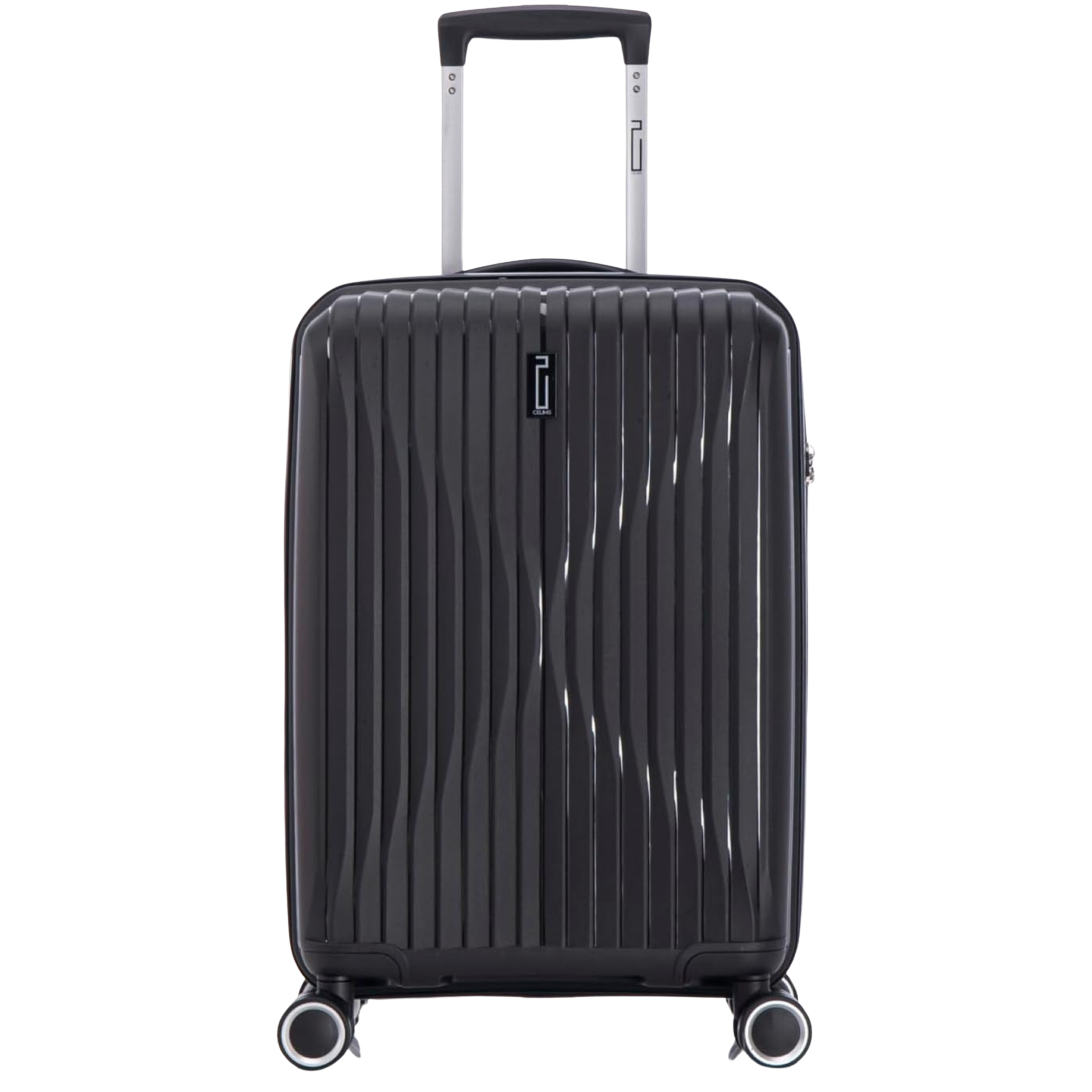 20” Carry-On Suitcase Polypropylene | Cabin Luggage | Black