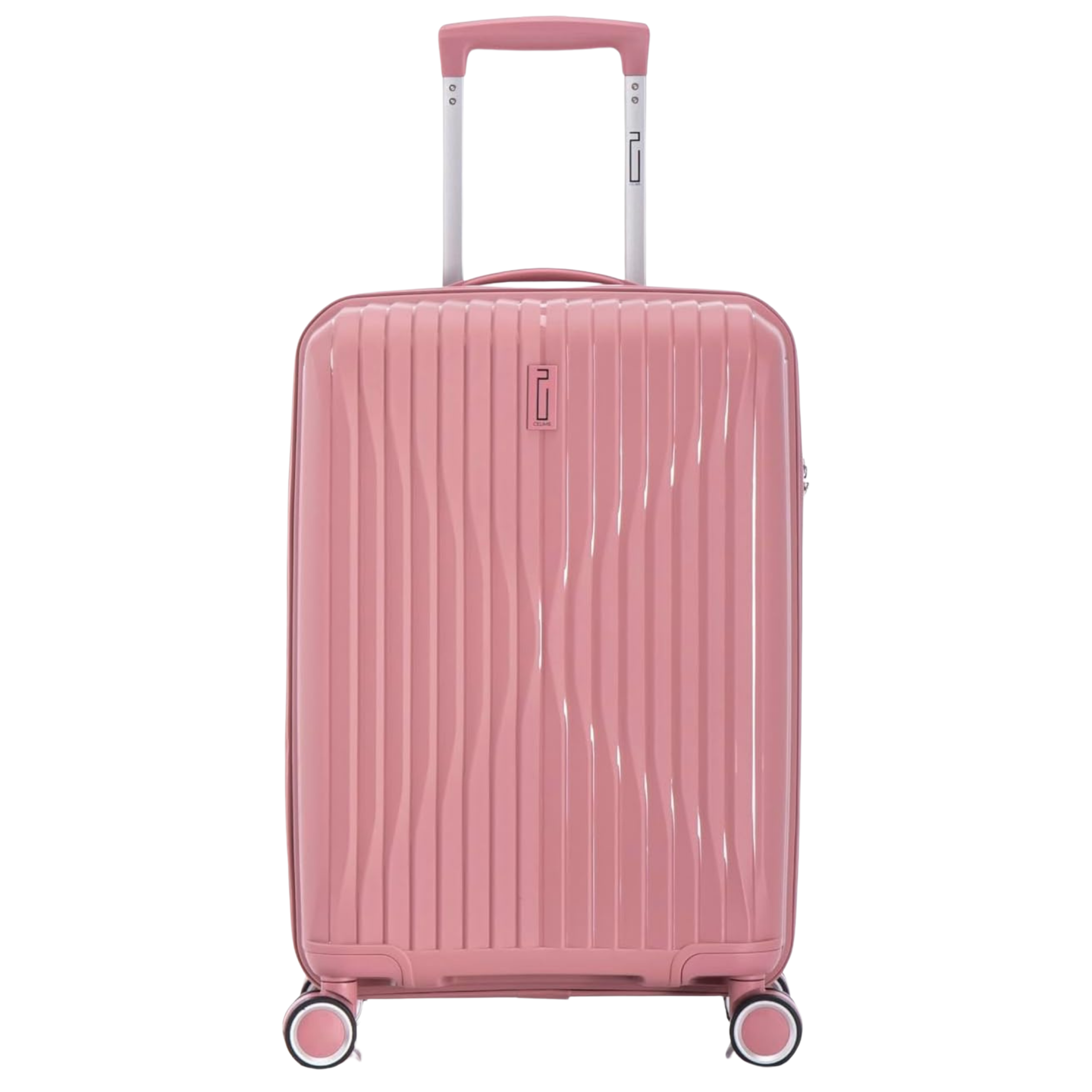 20” Carry-On Suitcase Polypropylene | Cabin Luggage | Pink