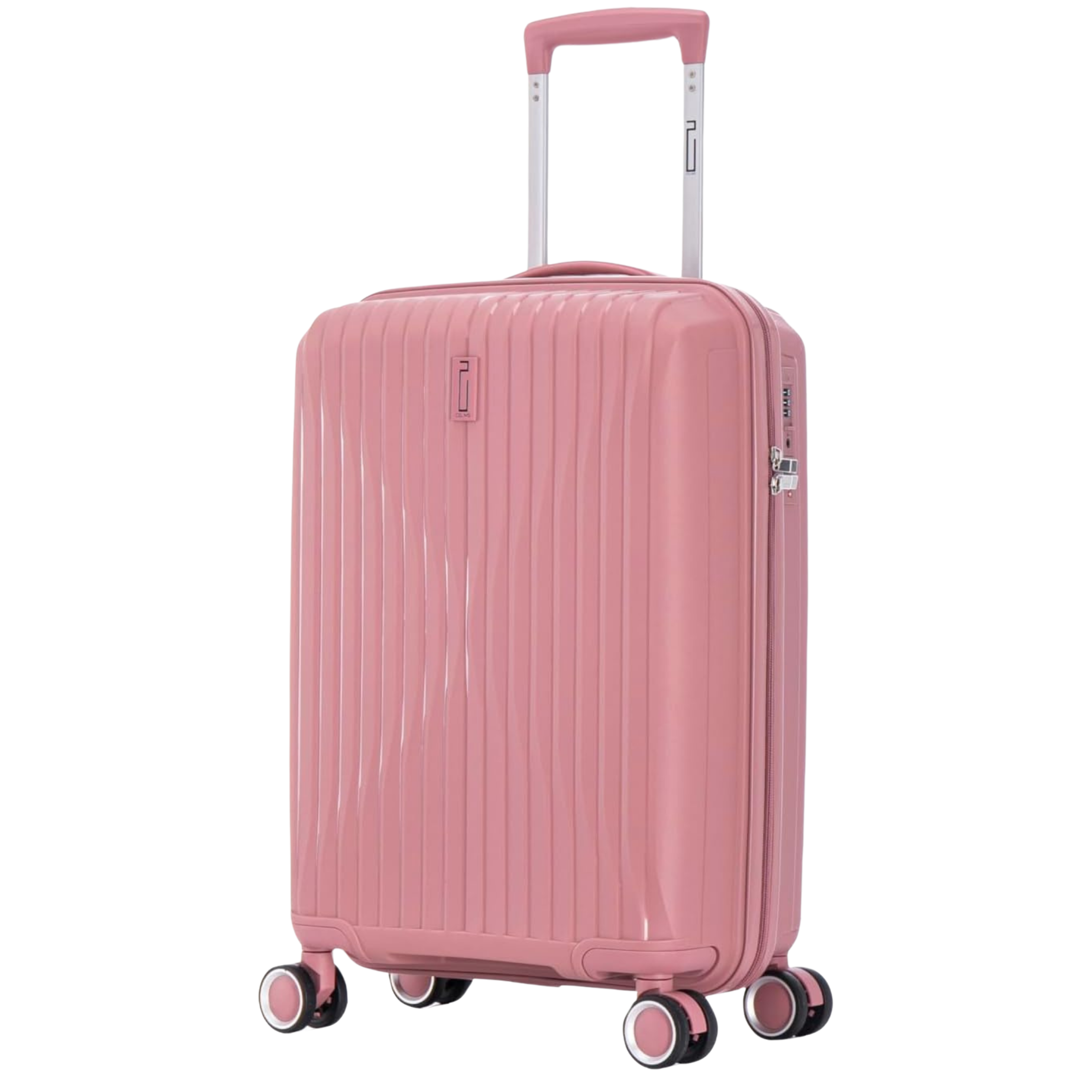 20” Carry-On Suitcase Polypropylene | Cabin Luggage | Pink