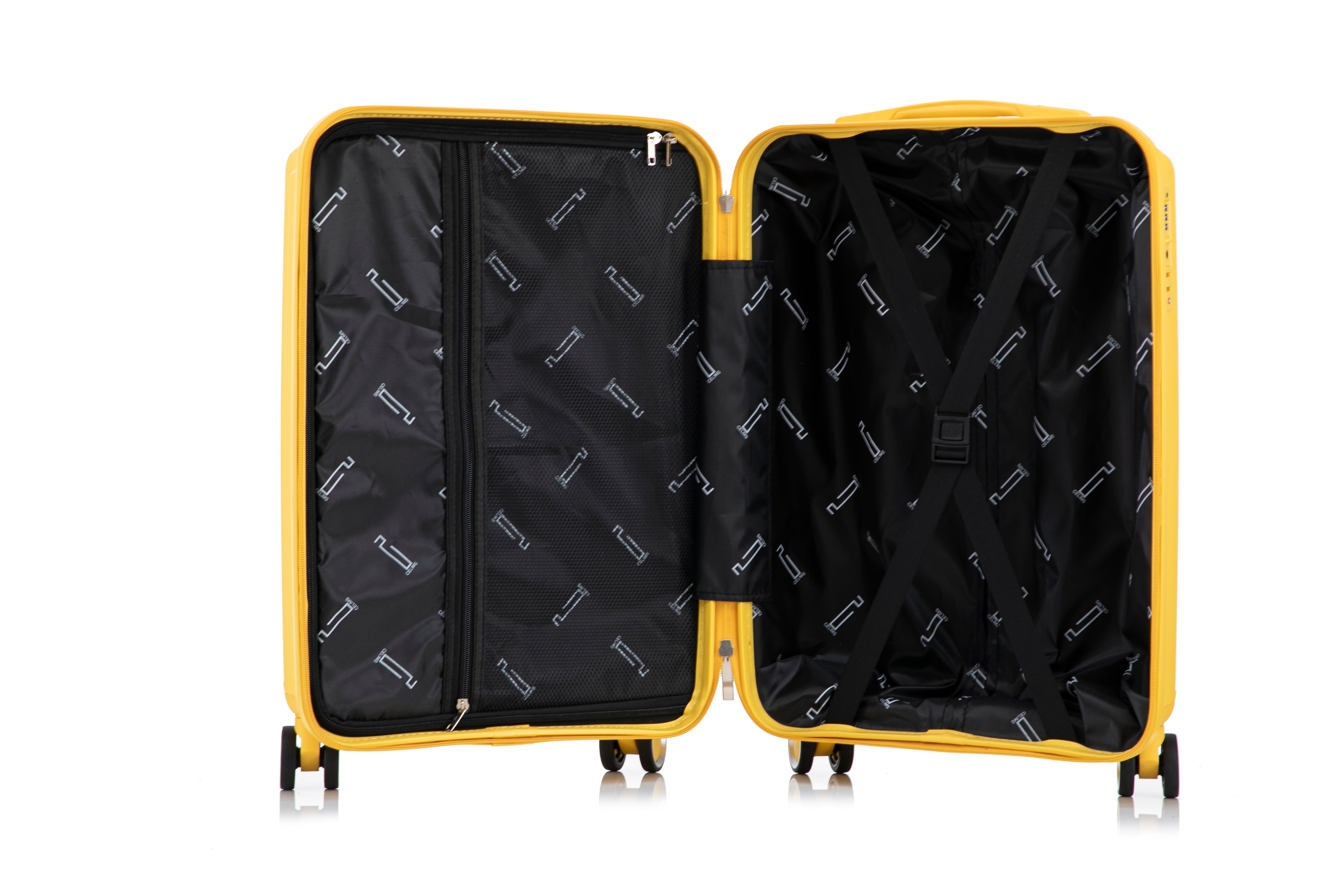25” Medium Polypropylene Suitcase | 20 kg Suitcase | Blue