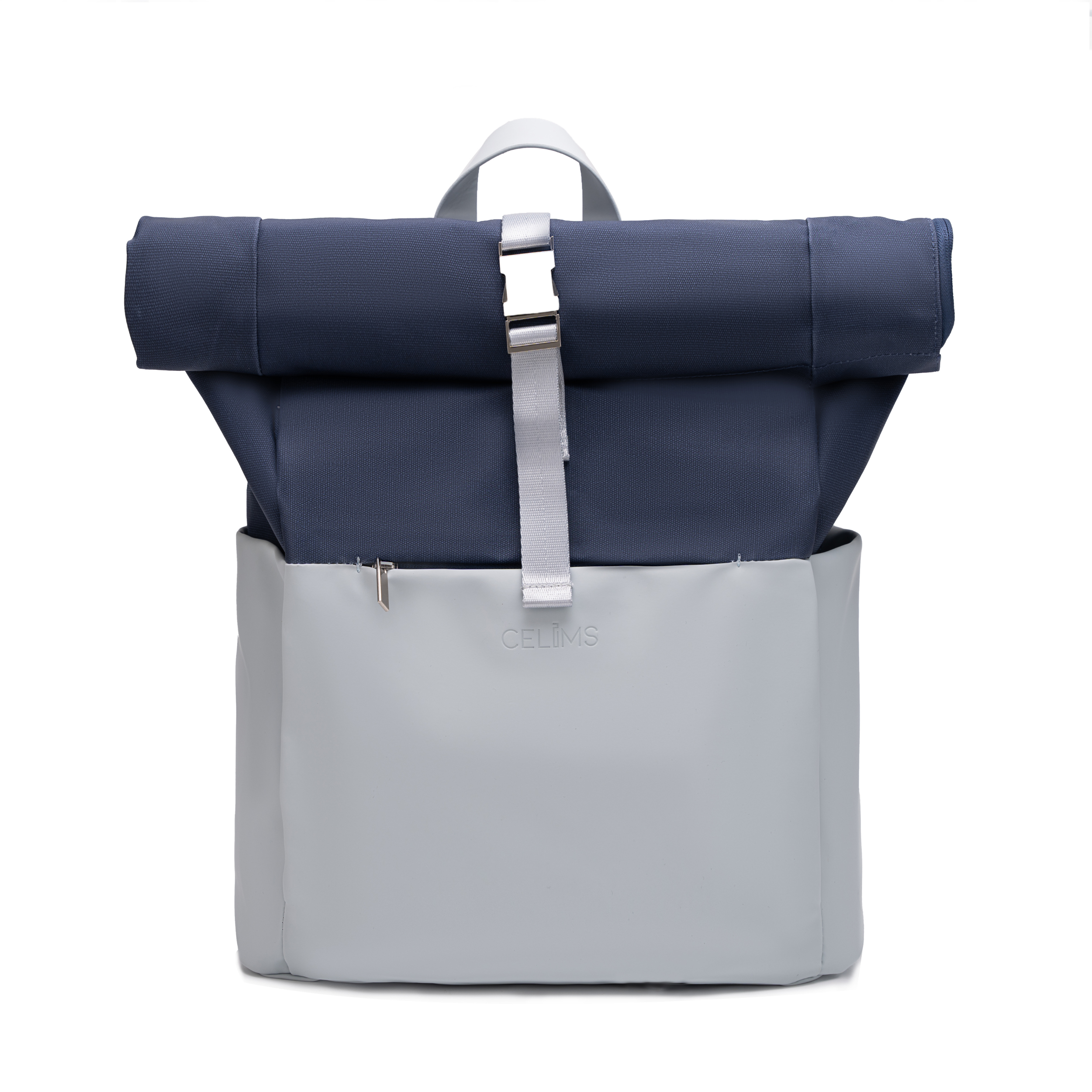 Sac à dos Roll-Top CELIMS - Bagage à Main 40x30x20cm - Imperméable & Ultra-Résitant - Gris