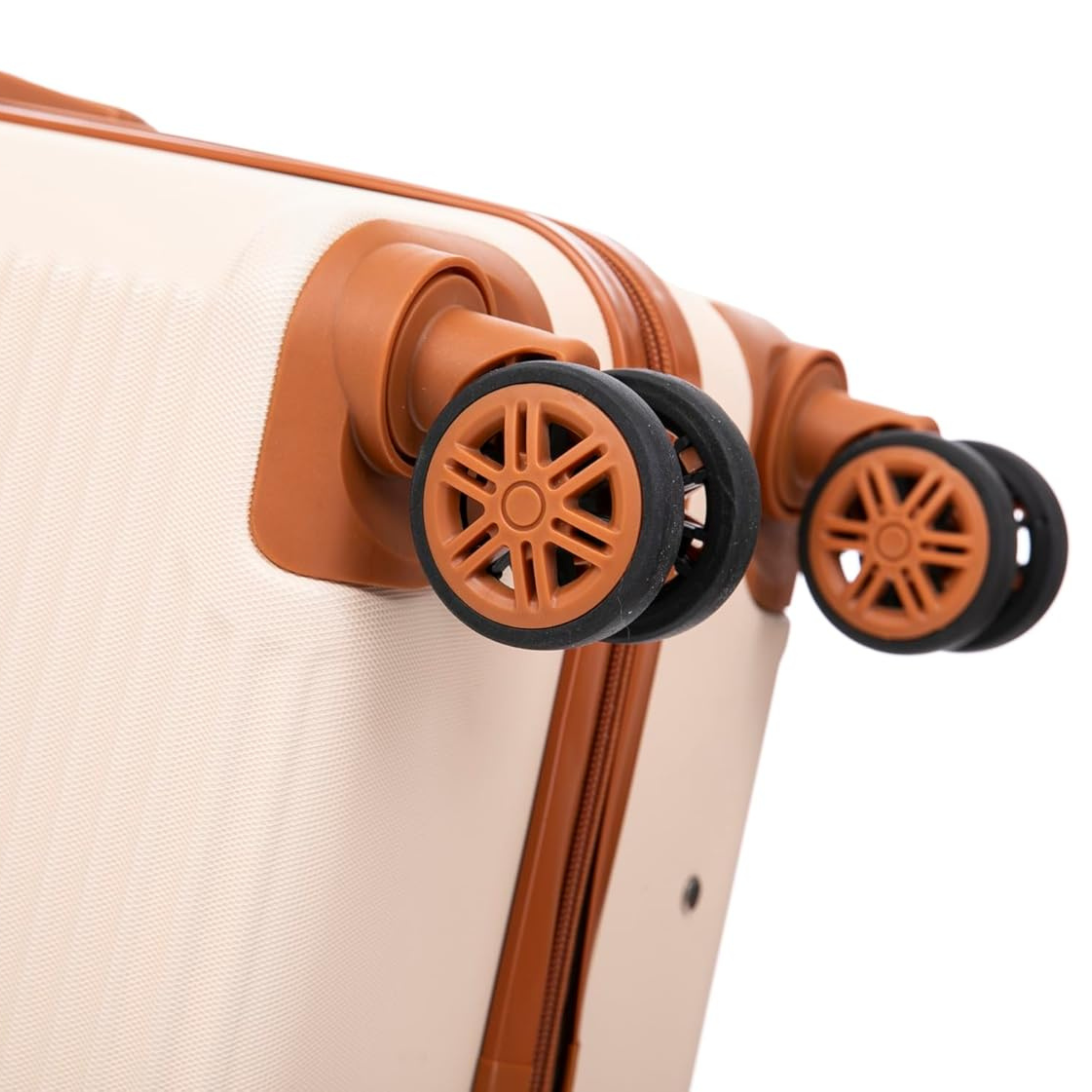 5-piece Week-end suitcase set | Cabin suitcase | Medium suitcase | Large suitcase | 2x Vanity case - Orange