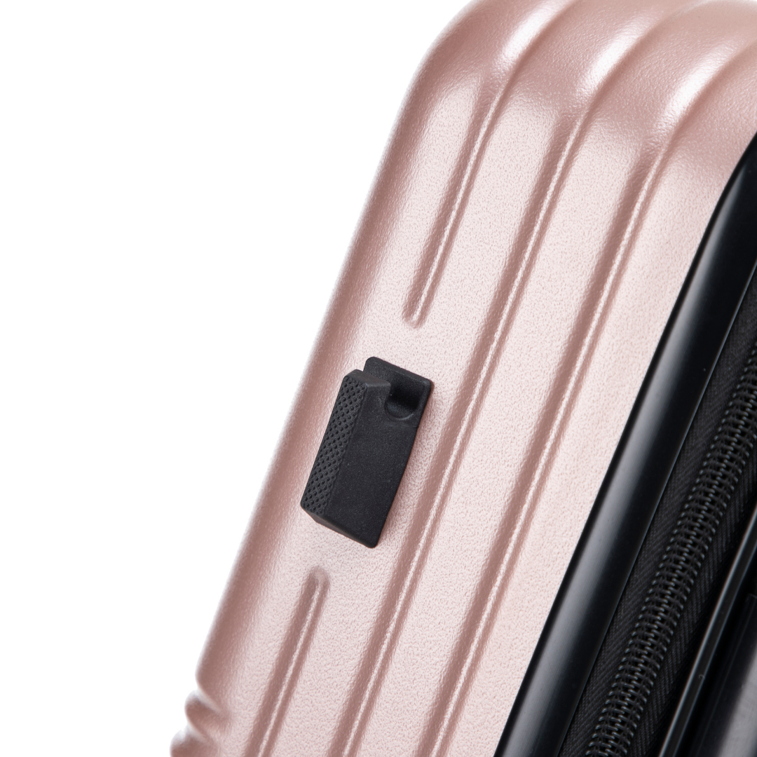 Set de 3 Valises ABS – Front Opening - Extensible & Serrure TSA (XL-75 cm / L-65 cm / S-56 cm)