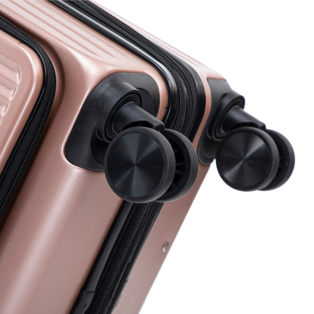 Set de 3 Valises ABS – Front Opening - Extensible & Serrure TSA (XL-75 cm / L-65 cm / S-56 cm)