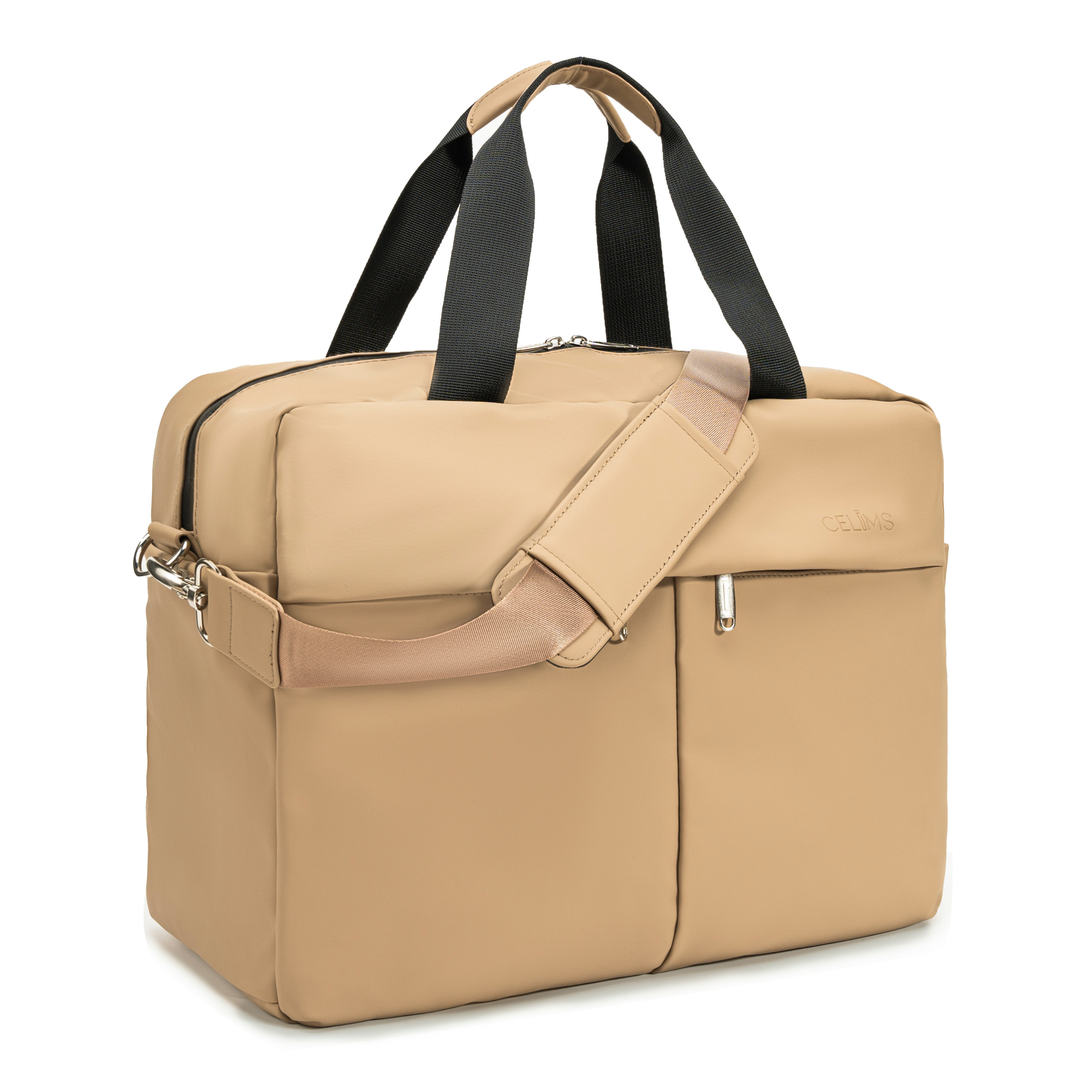 Sac 24H CELIMS 40x30x20 – Bagage Cabine – Ordinateur 15,6” – Imperméable – Cuir Vegan