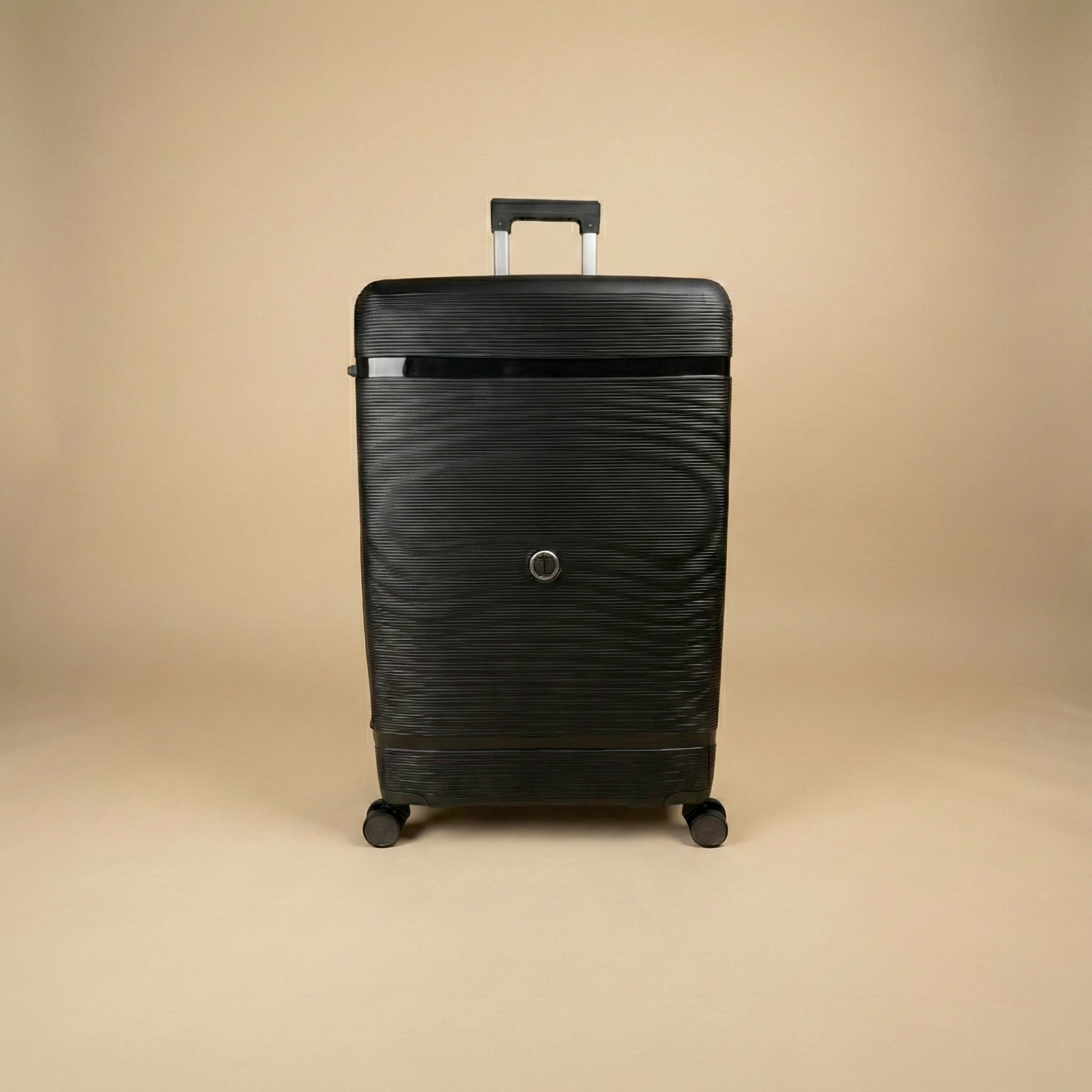 Set 3 Valises – Polypropylène (XL-75cm) (L-65cm) (S-55cm) – Noir