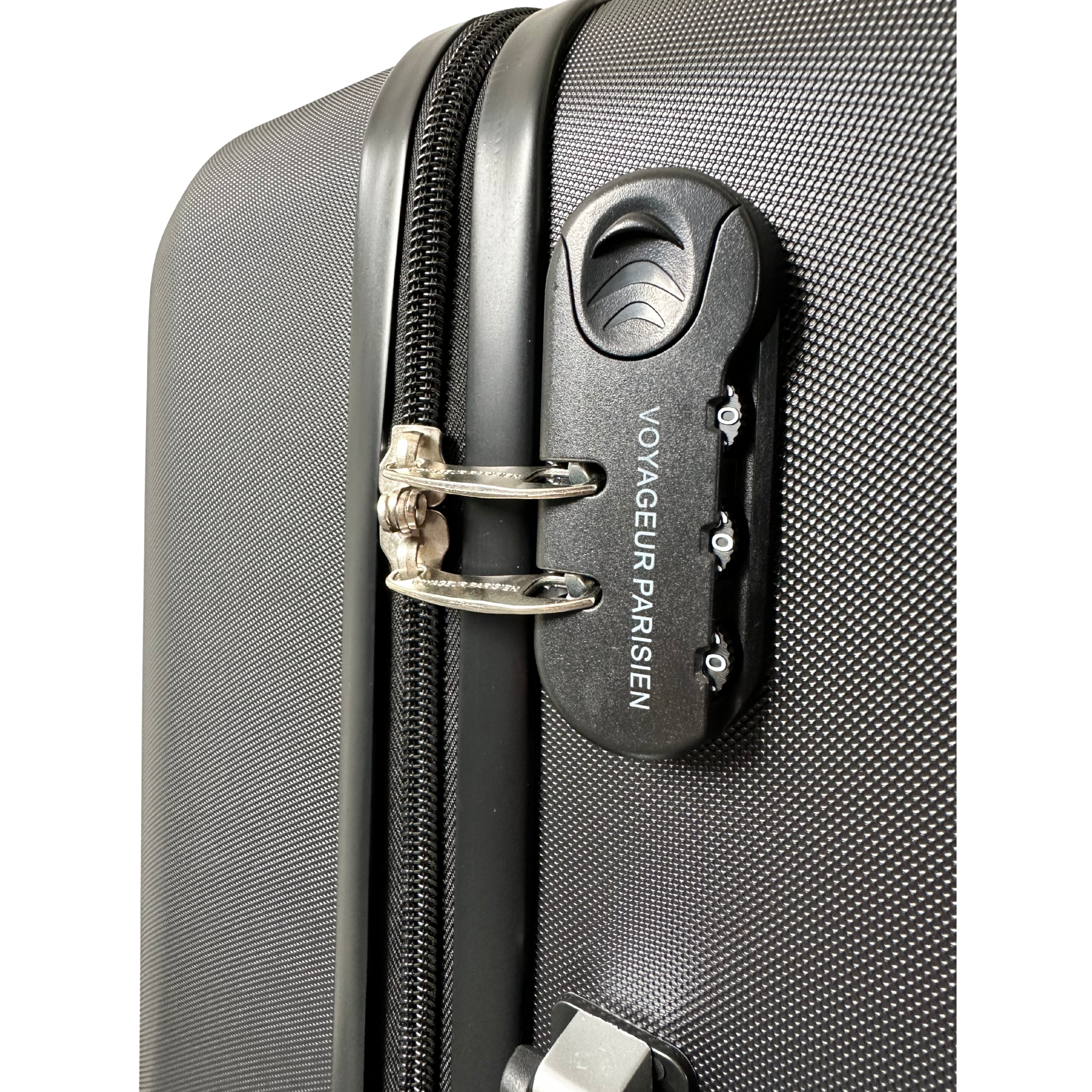 Medium Suitcase 65cm Parisian Traveler | Lock | Double Wheels | Lightweight and Rigid |