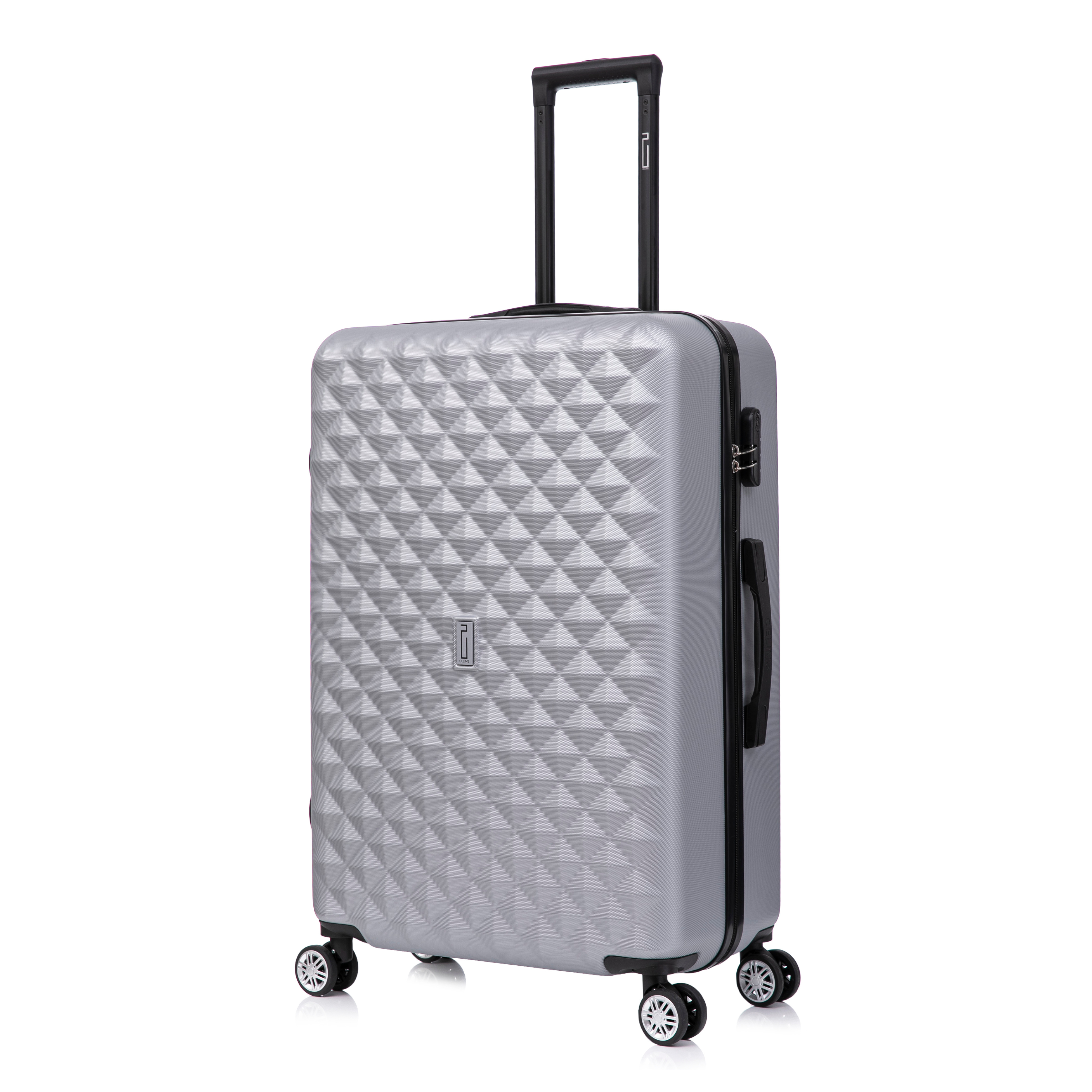 30” Large Suitcase Urban | Large Hard Shell Suitcase | Silver