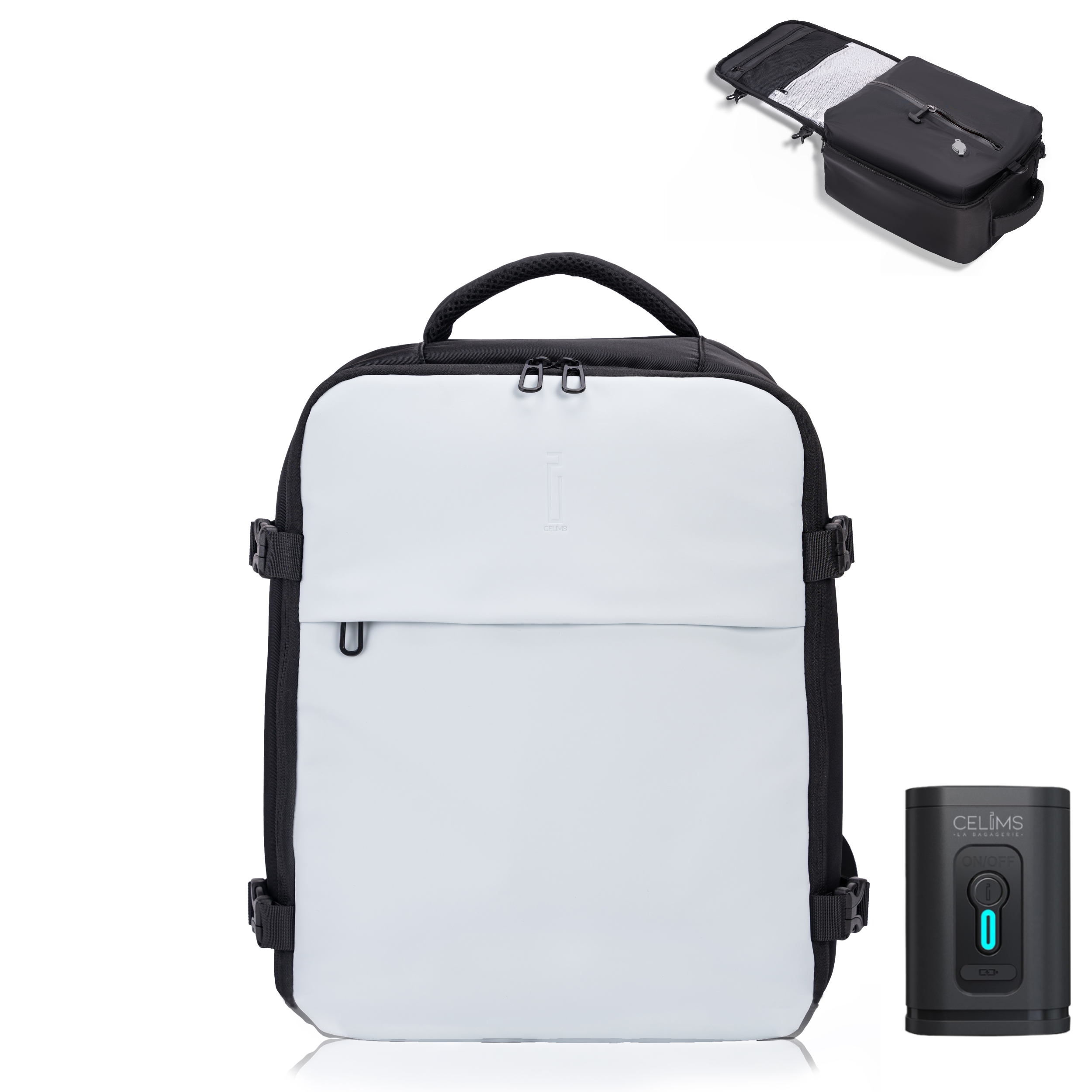 Sac à dos Sous Vide 40x30x20 CELIMS - Bagage à Main - Imperméable - Rose