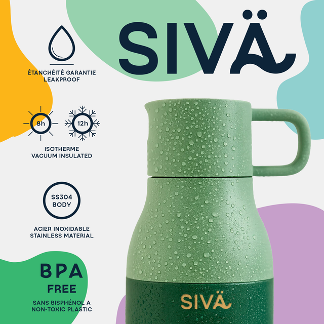 🎁 Gourde Isotherme Inox 740ml | Étanche & Durable | Avec Filtre Charbon (100% off)